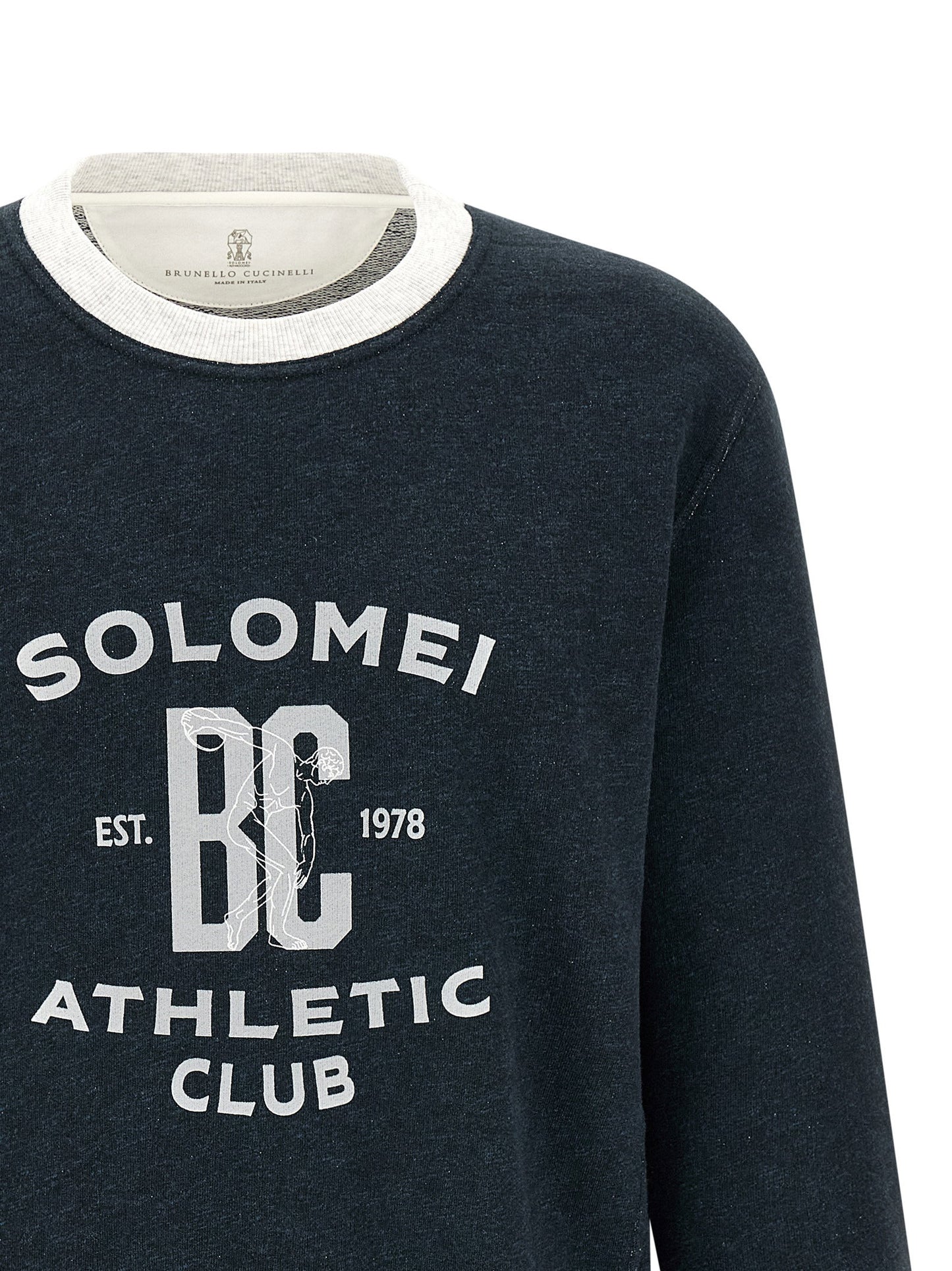 Brunello Cucinelli Cotton And Linen Sweatshirt