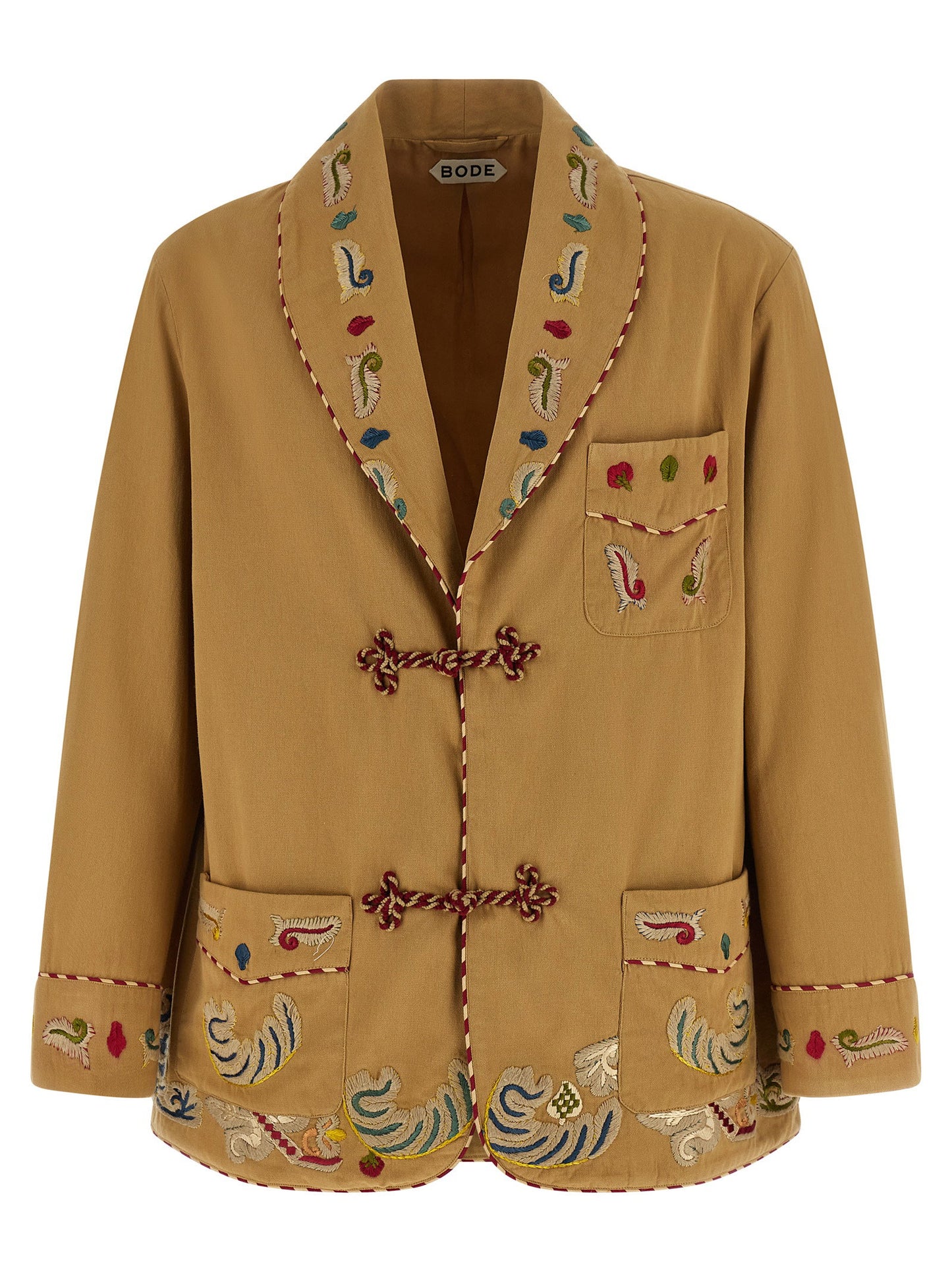 Bode Feather Runner Smoking Blazer