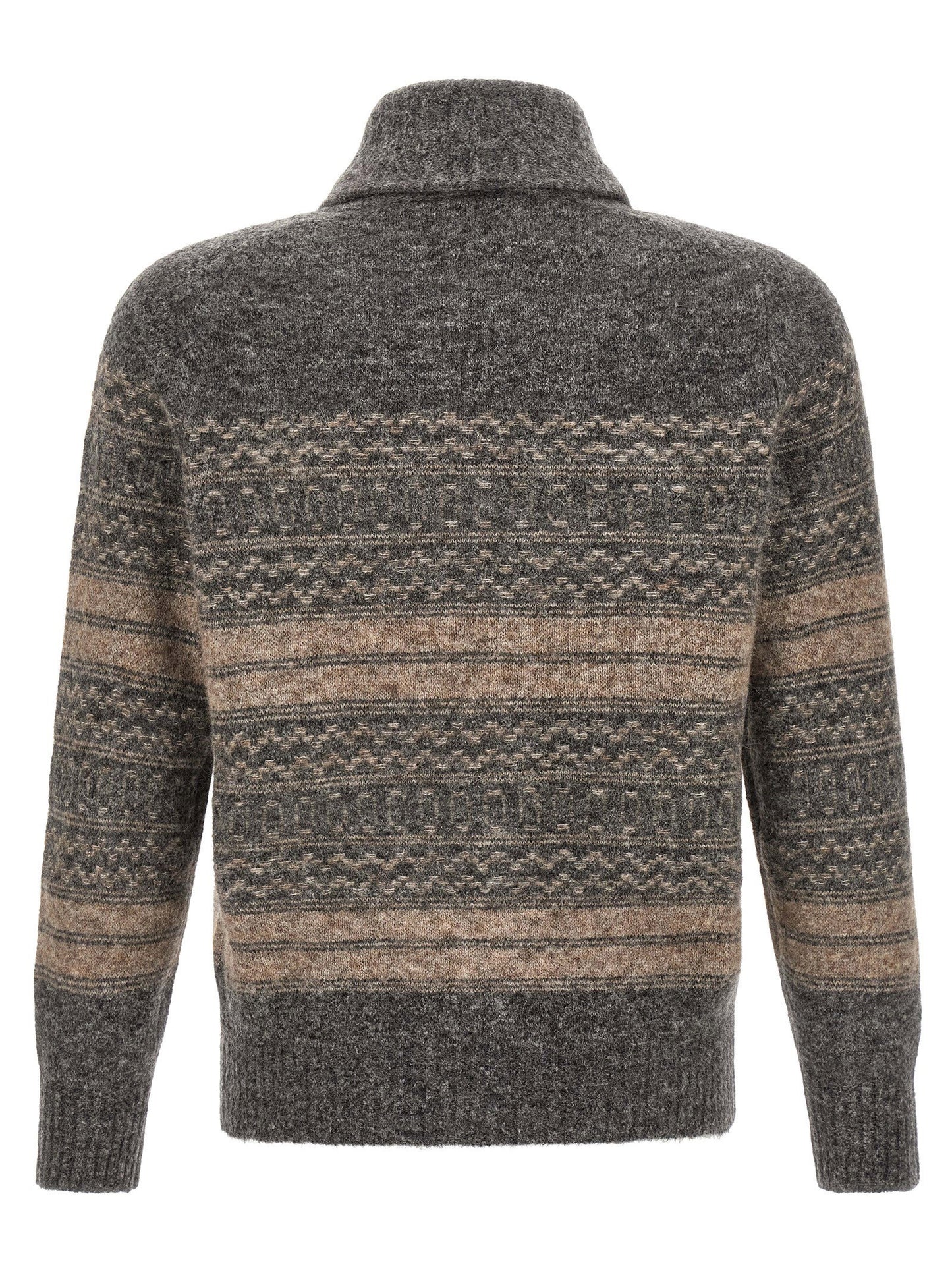 Brunello Cucinelli Nordic Jacquard Cardigan