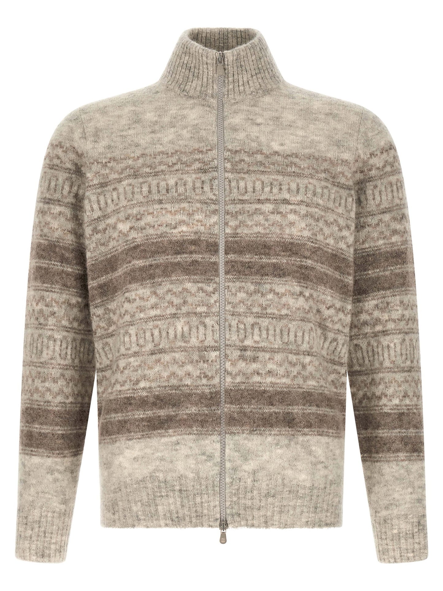 Brunello Cucinelli Nordic Jacquard Cardigan