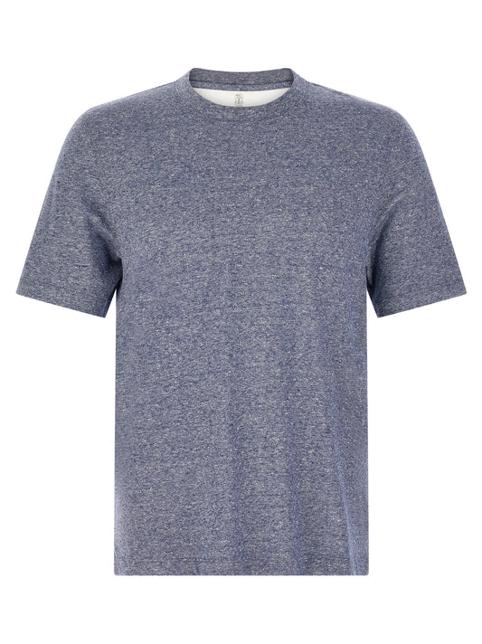Brunello Cucinelli Mélange Linen Blend T-shirt