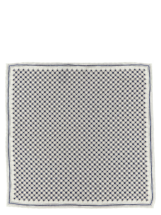 Brunello Cucinelli Double Face Silk Pocket Clutch Bag