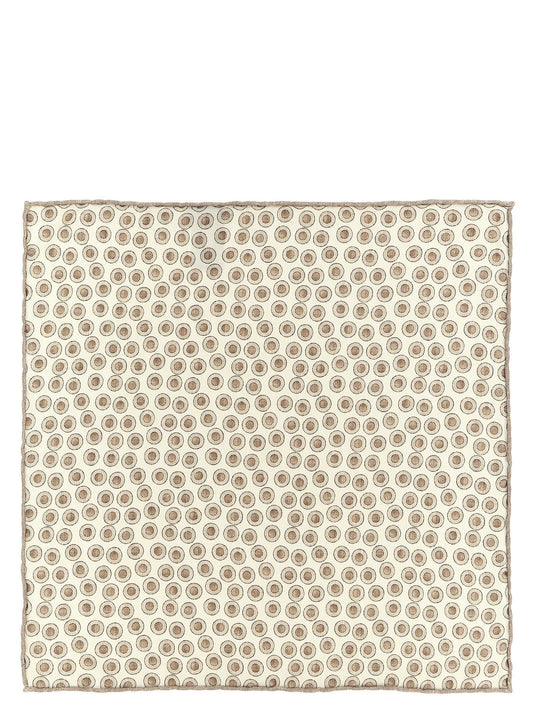 Brunello Cucinelli Polka Dot Pocket Clutch Bag