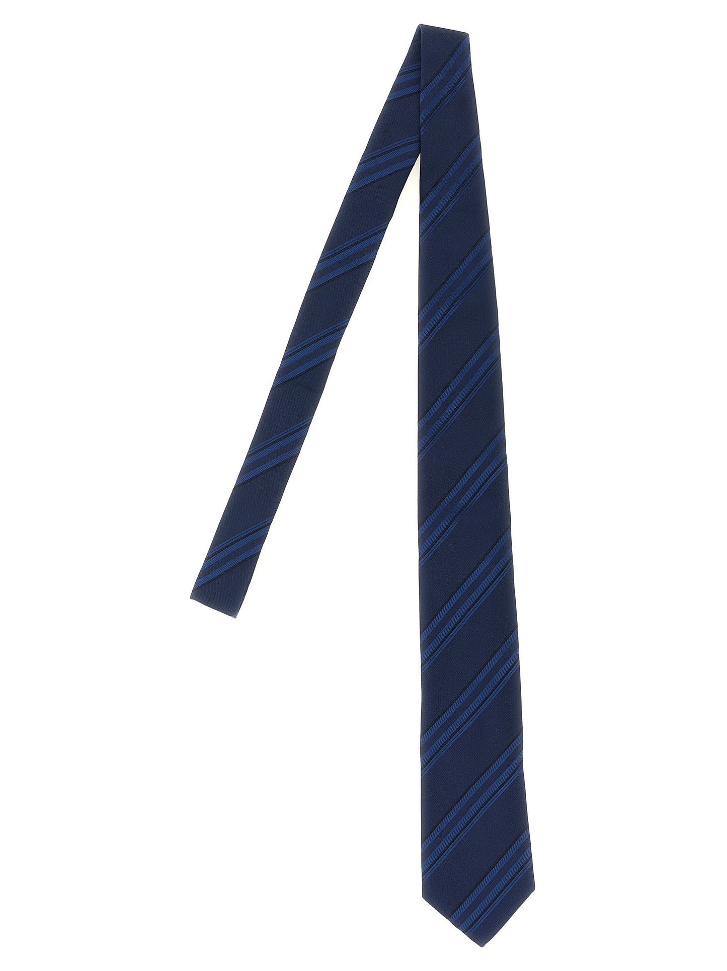 Brunello Cucinelli Operated Stripe Tie