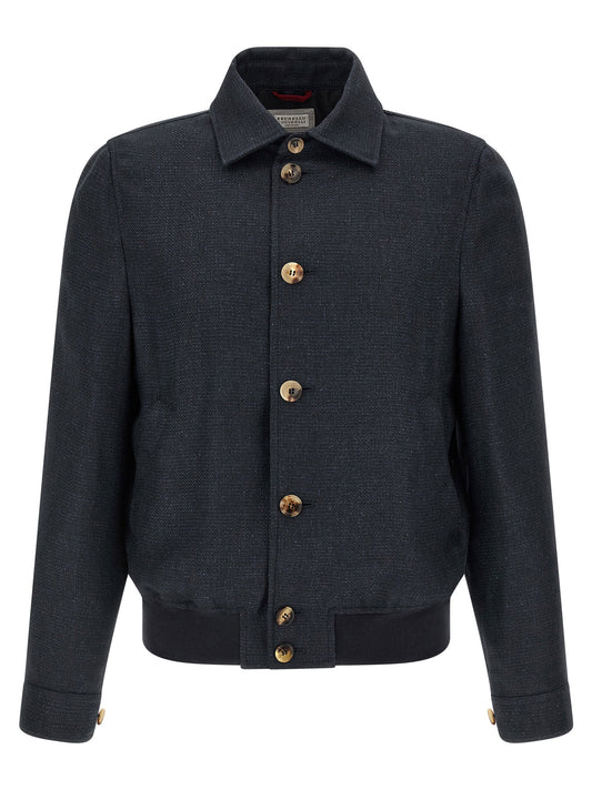 Brunello Cucinelli Linen Blend Jacket