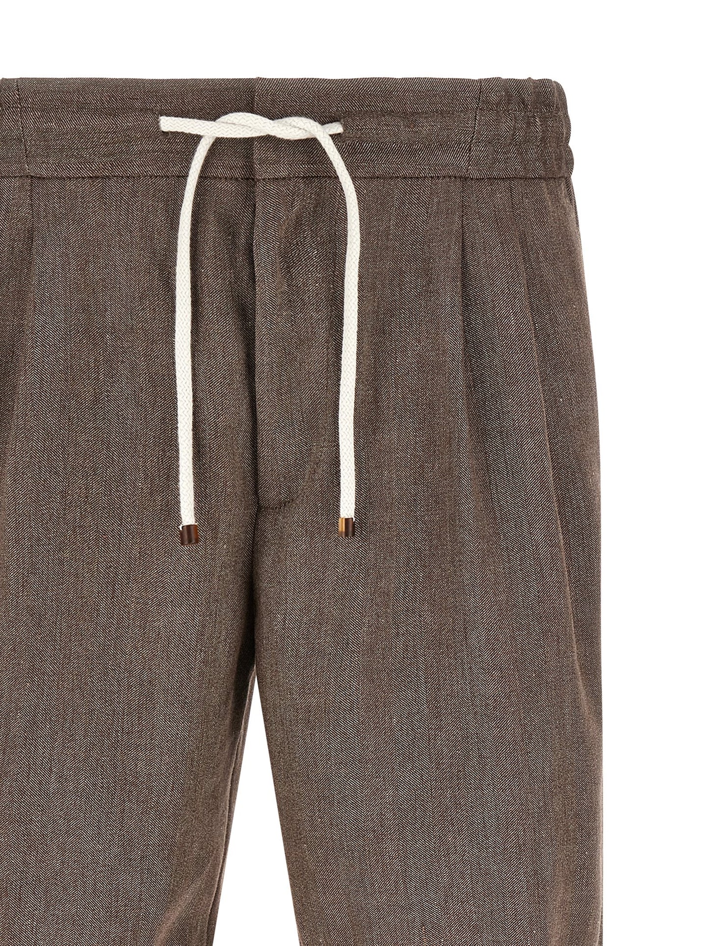 Brunello Cucinelli Linen And Wool Bermuda Shorts