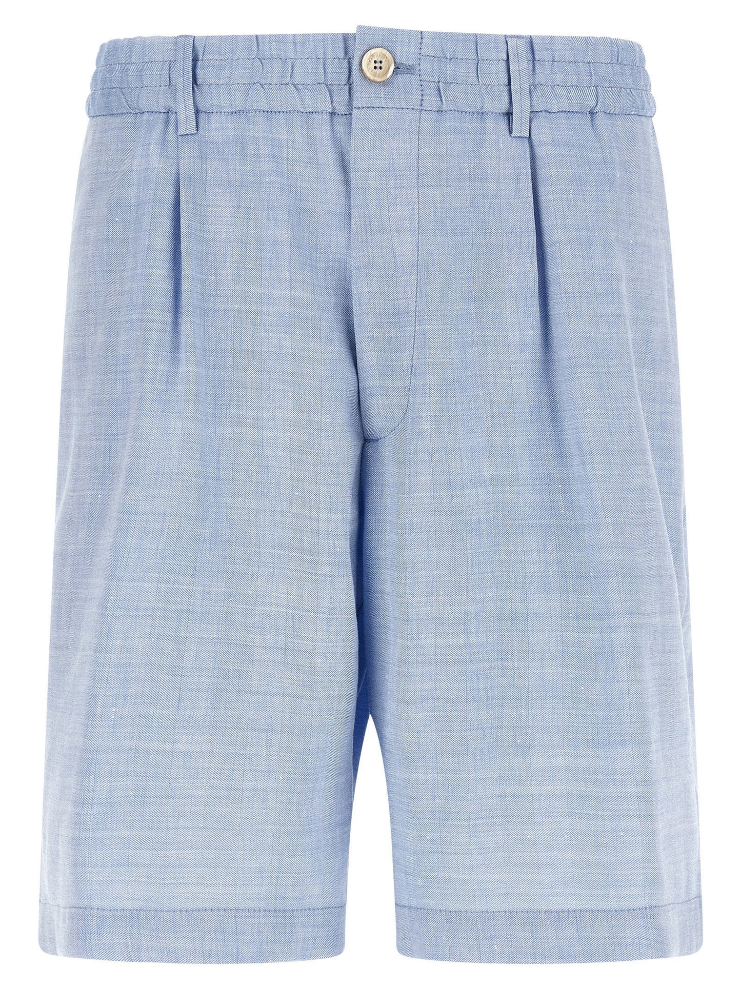 Brunello Cucinelli Chevron Bermuda Shorts