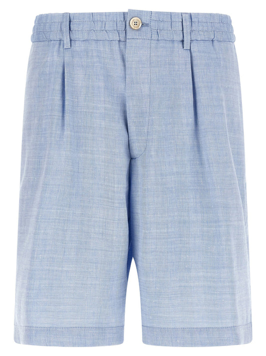 Brunello Cucinelli Chevron Bermuda Shorts
