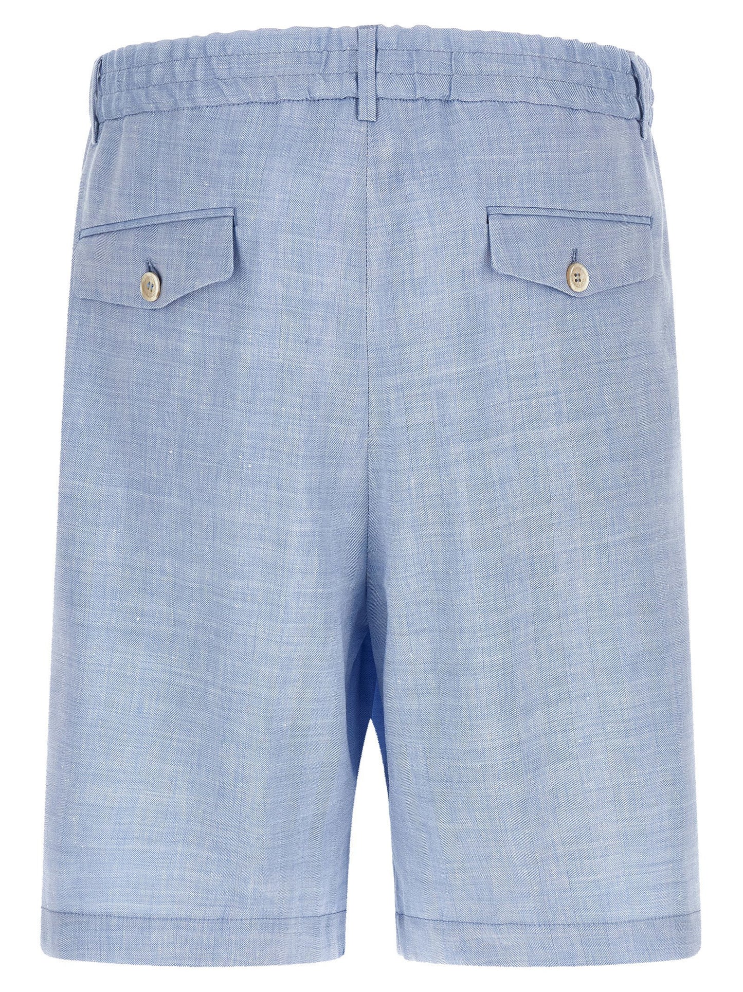Brunello Cucinelli Chevron Bermuda Shorts