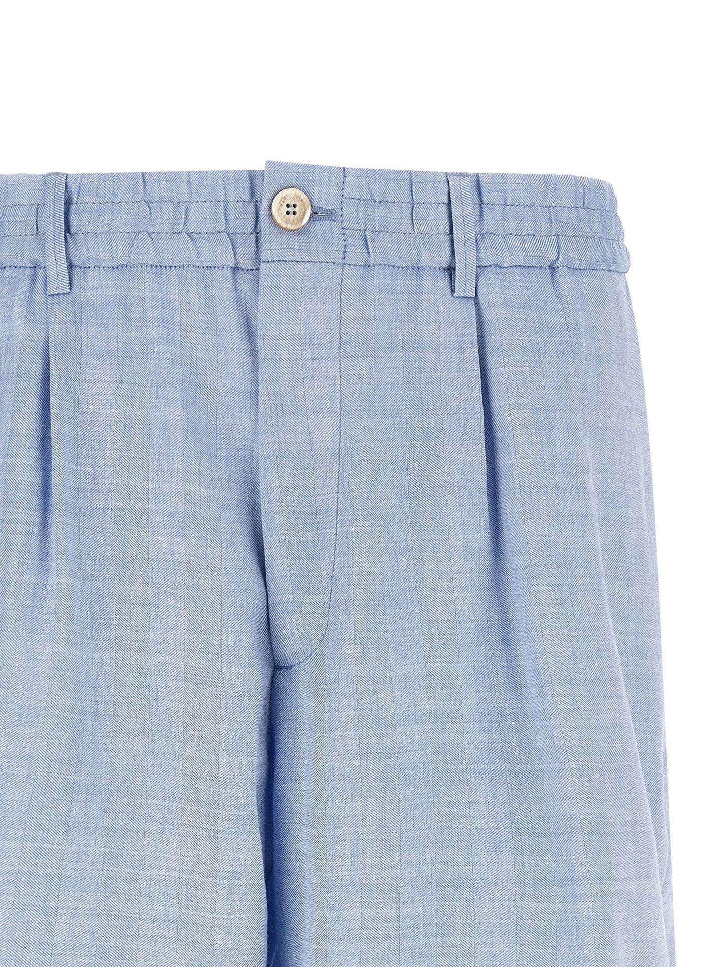 Brunello Cucinelli Chevron Bermuda Shorts