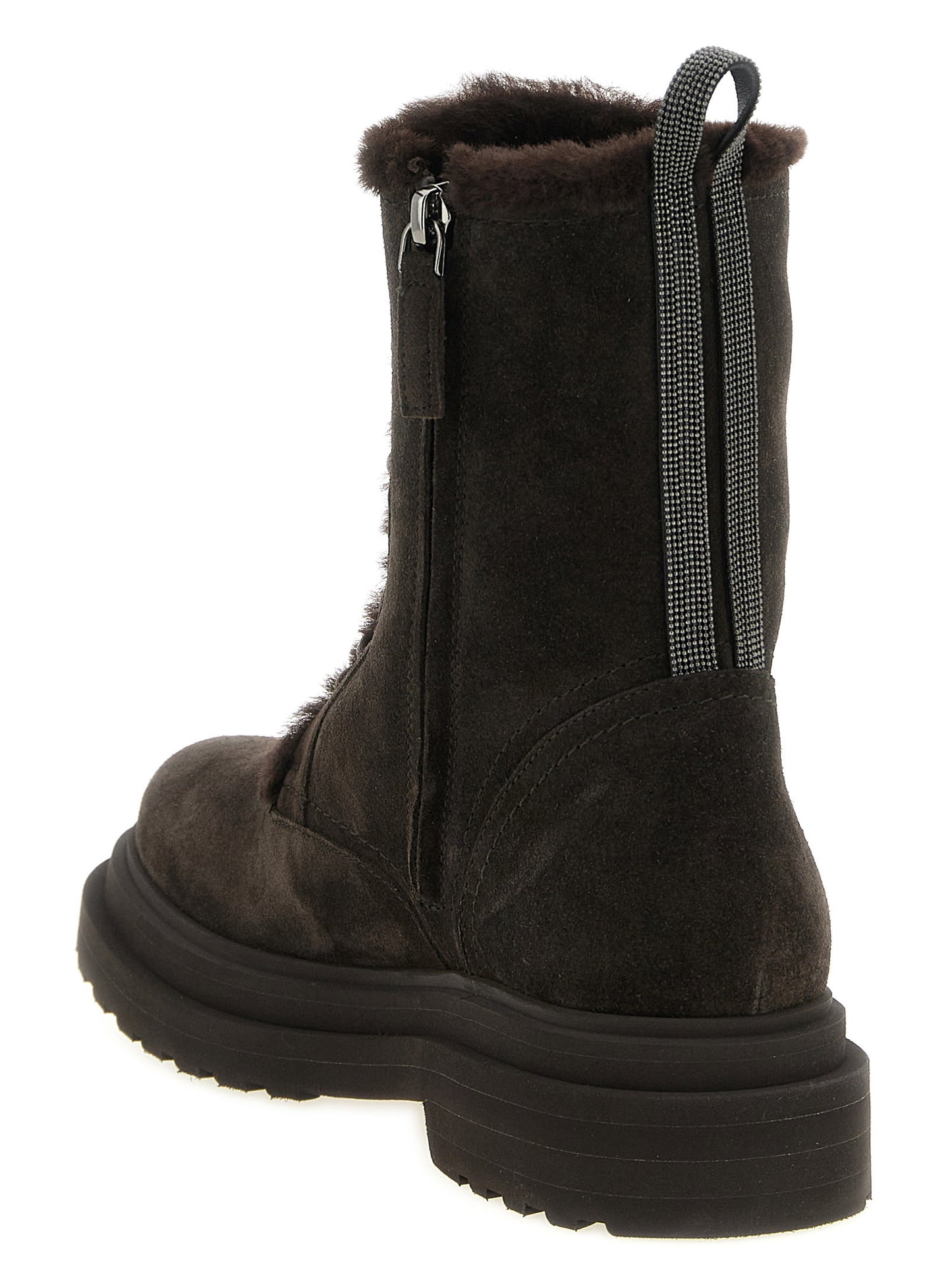Brunello Cucinelli Precious Loop Ankle Boots