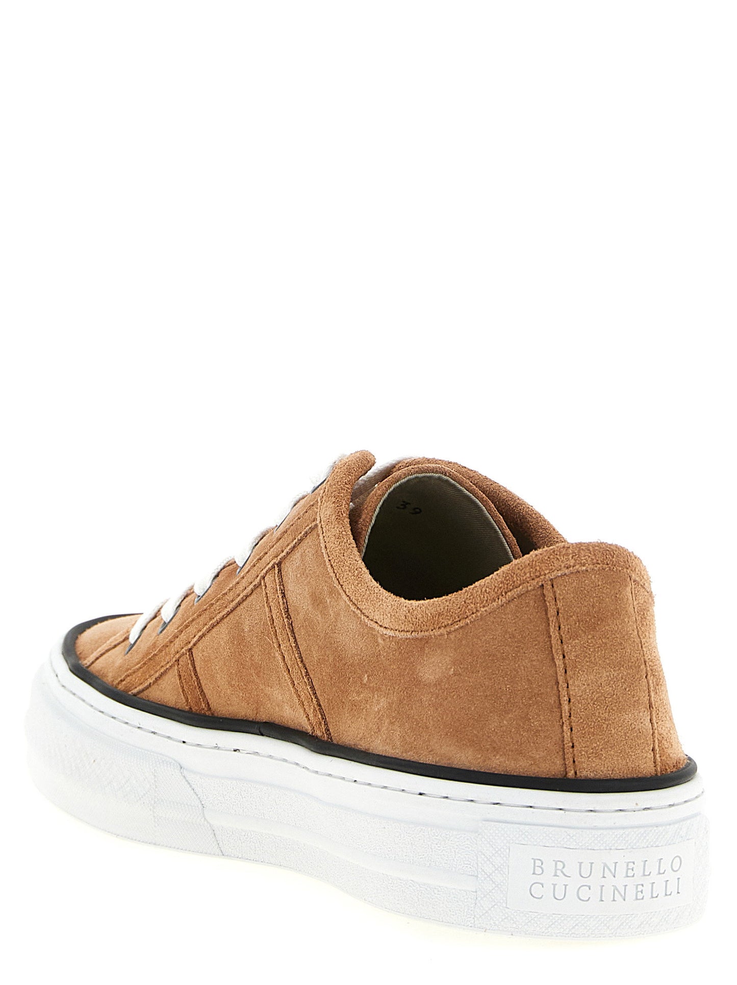 Brunello Cucinelli Shiny Tab Sneakers