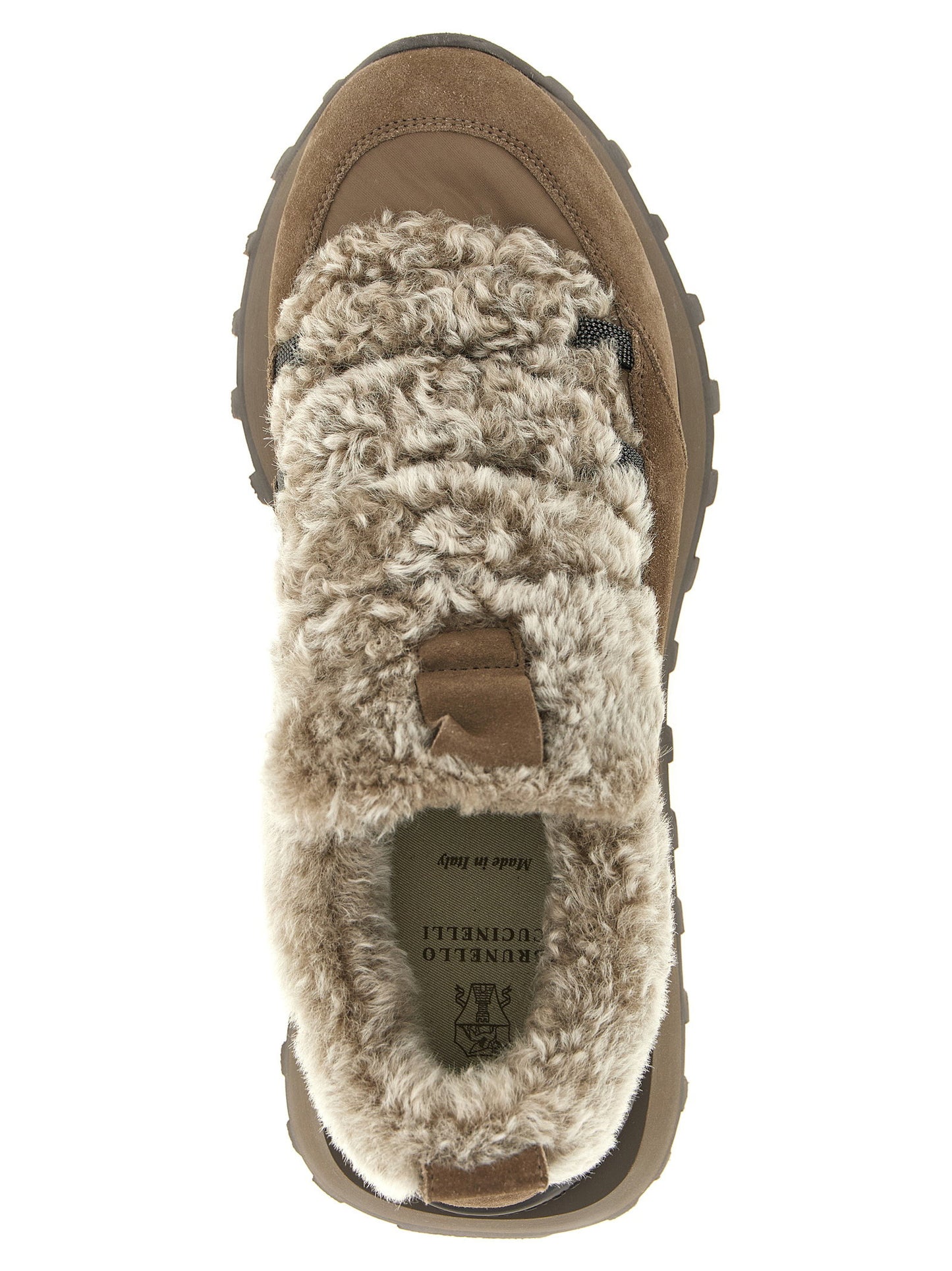 Brunello Cucinelli Monile Shearling Sneakers