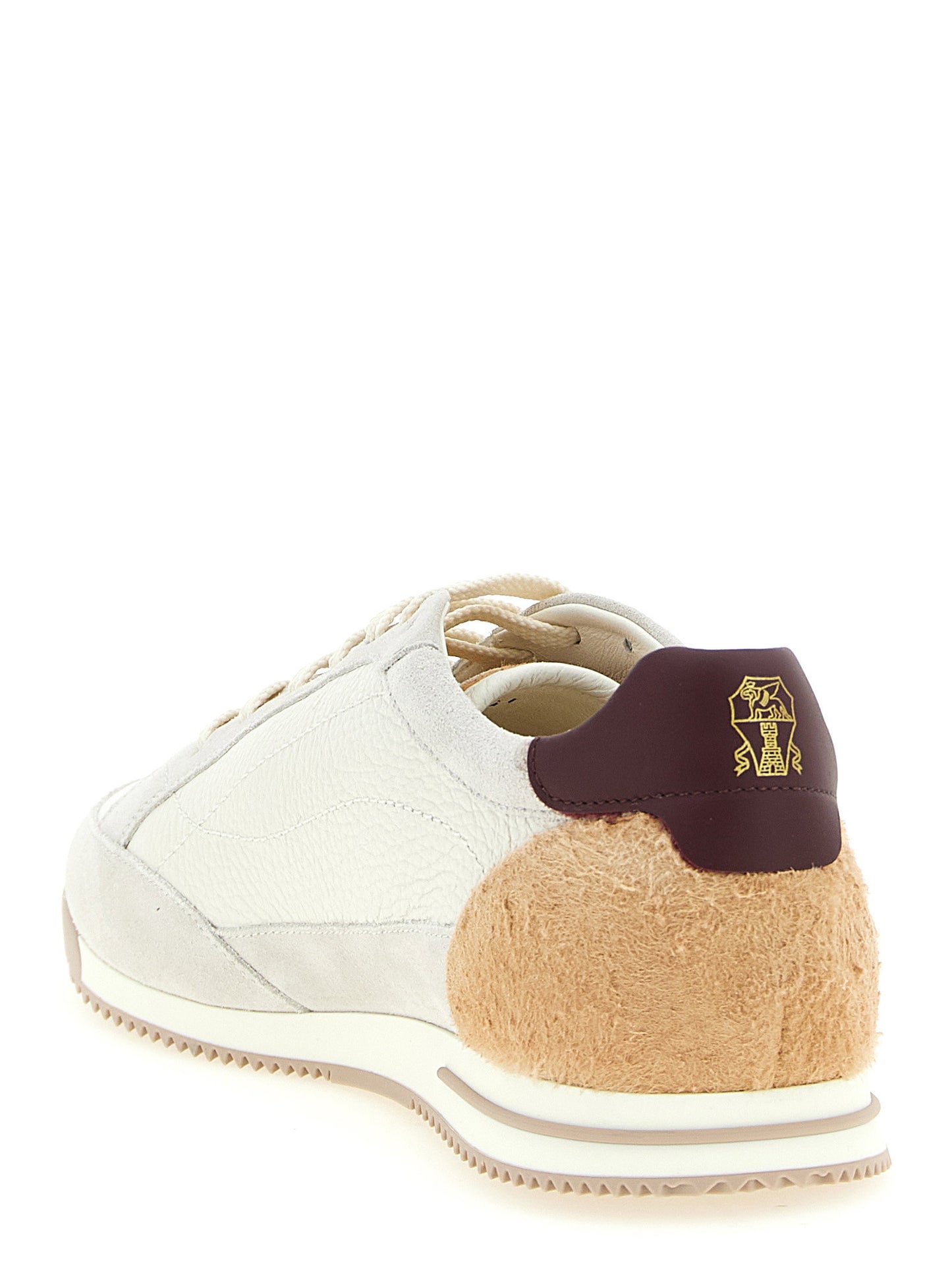 Brunello Cucinelli Deer And Suede Sneakers