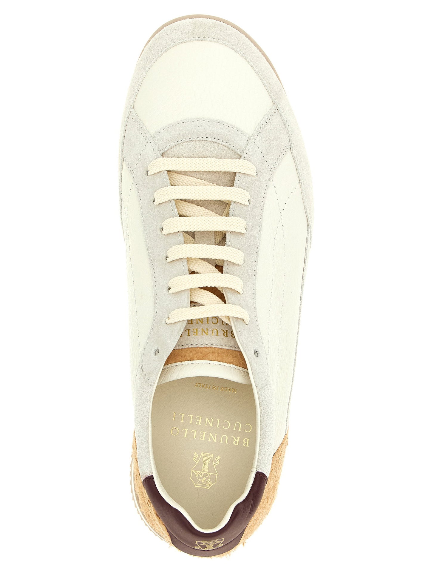 Brunello Cucinelli Deer And Suede Sneakers