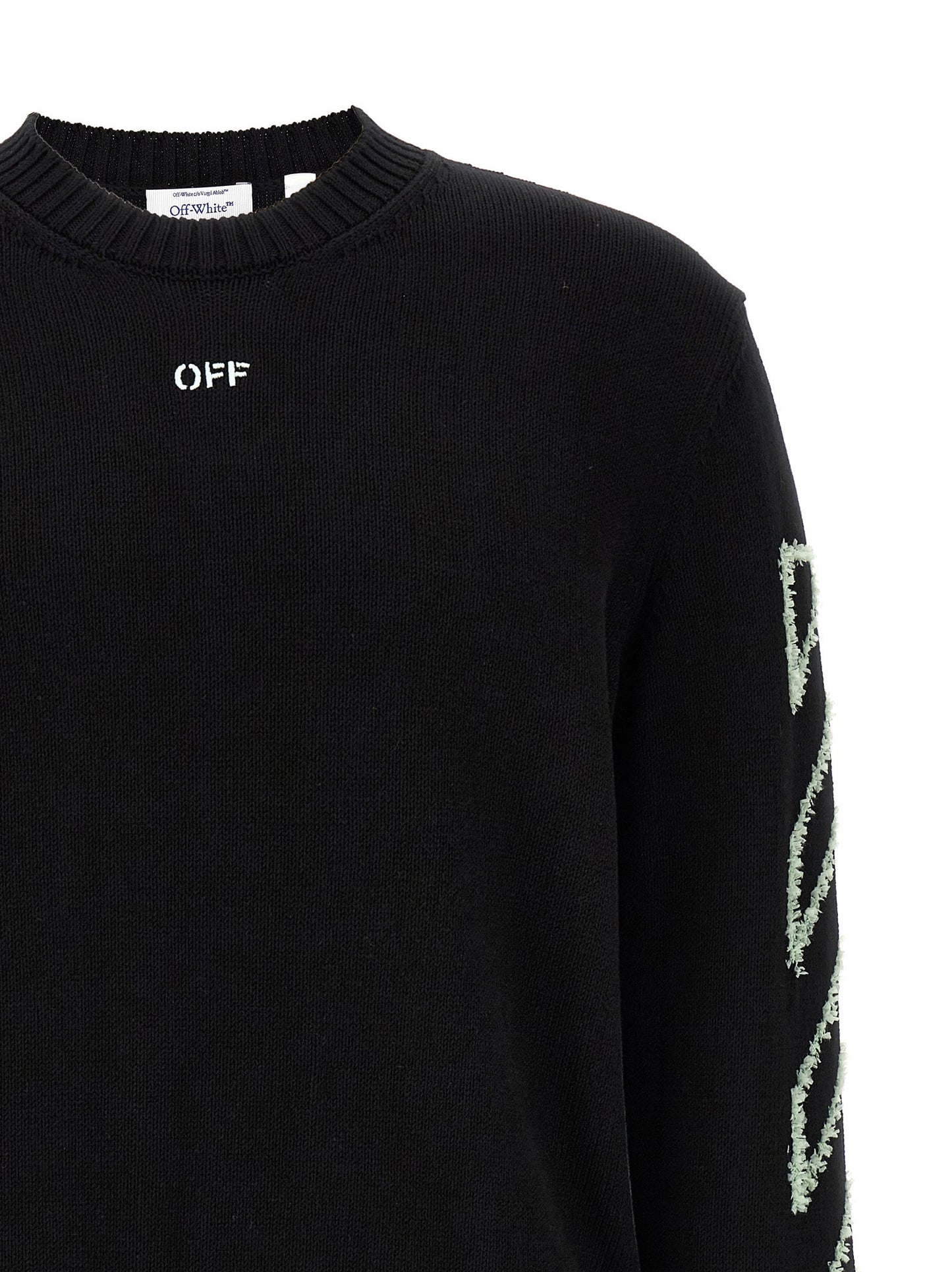 Off White Diag Outline Sweater