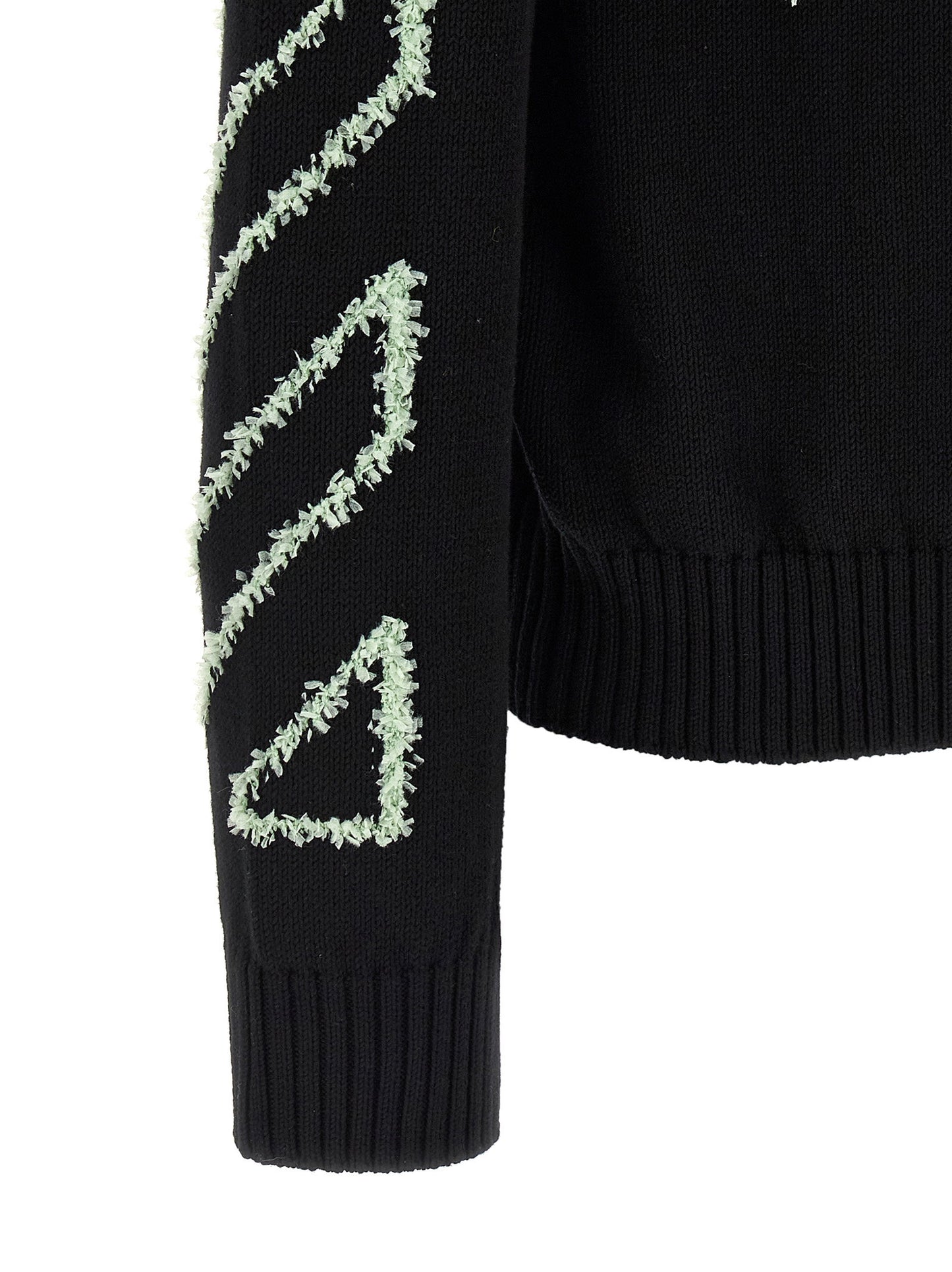 Off White Diag Outline Sweater