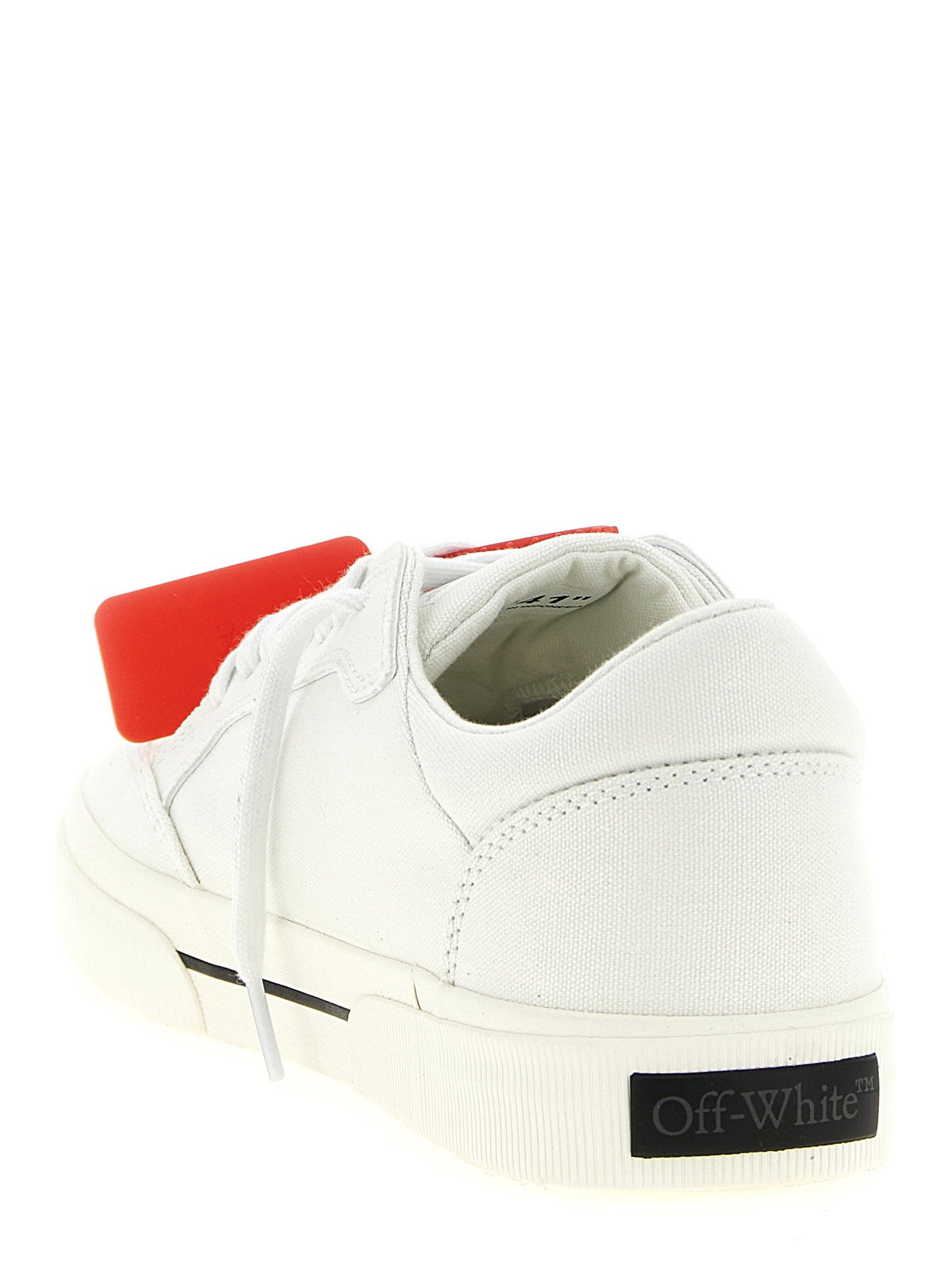 Off White Vulcanized Sneakers