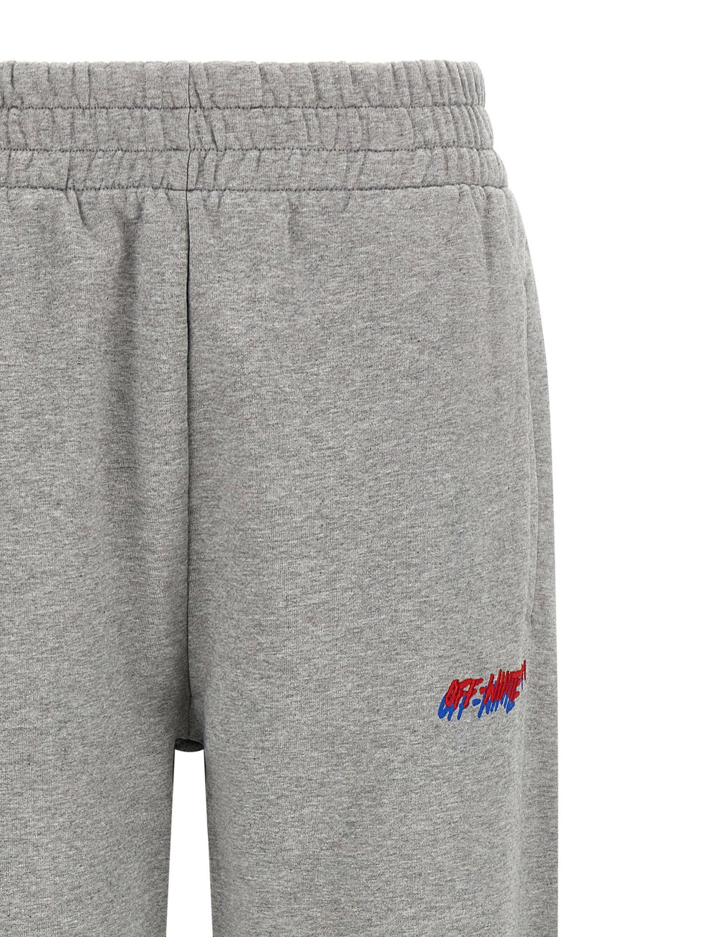 Off White Logo Embroidery Joggers
