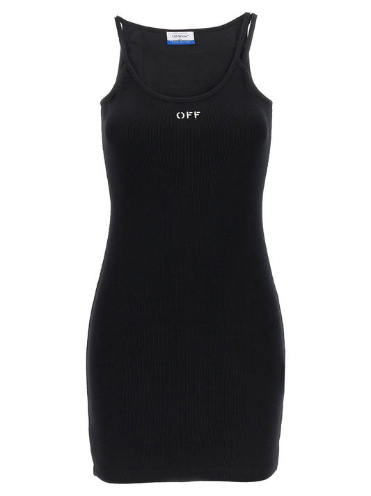 Off White Off Stamp Dress