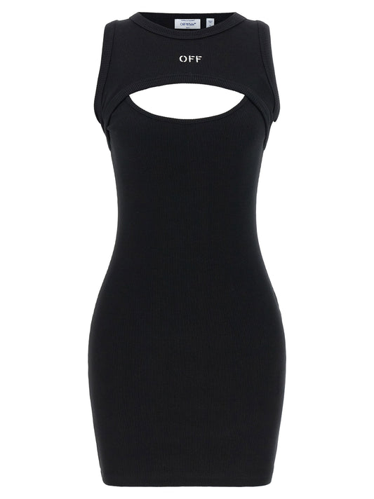 Off White Off Stamp Dress