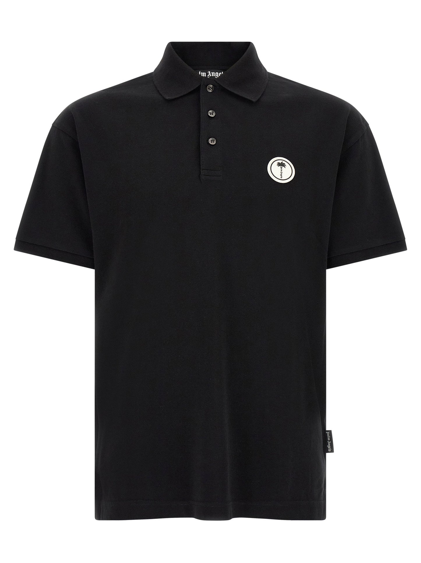 Palm Angels Logo Patch Polo Shirt