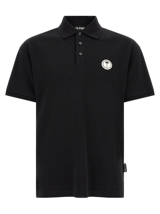 Palm Angels Logo Patch Polo Shirt