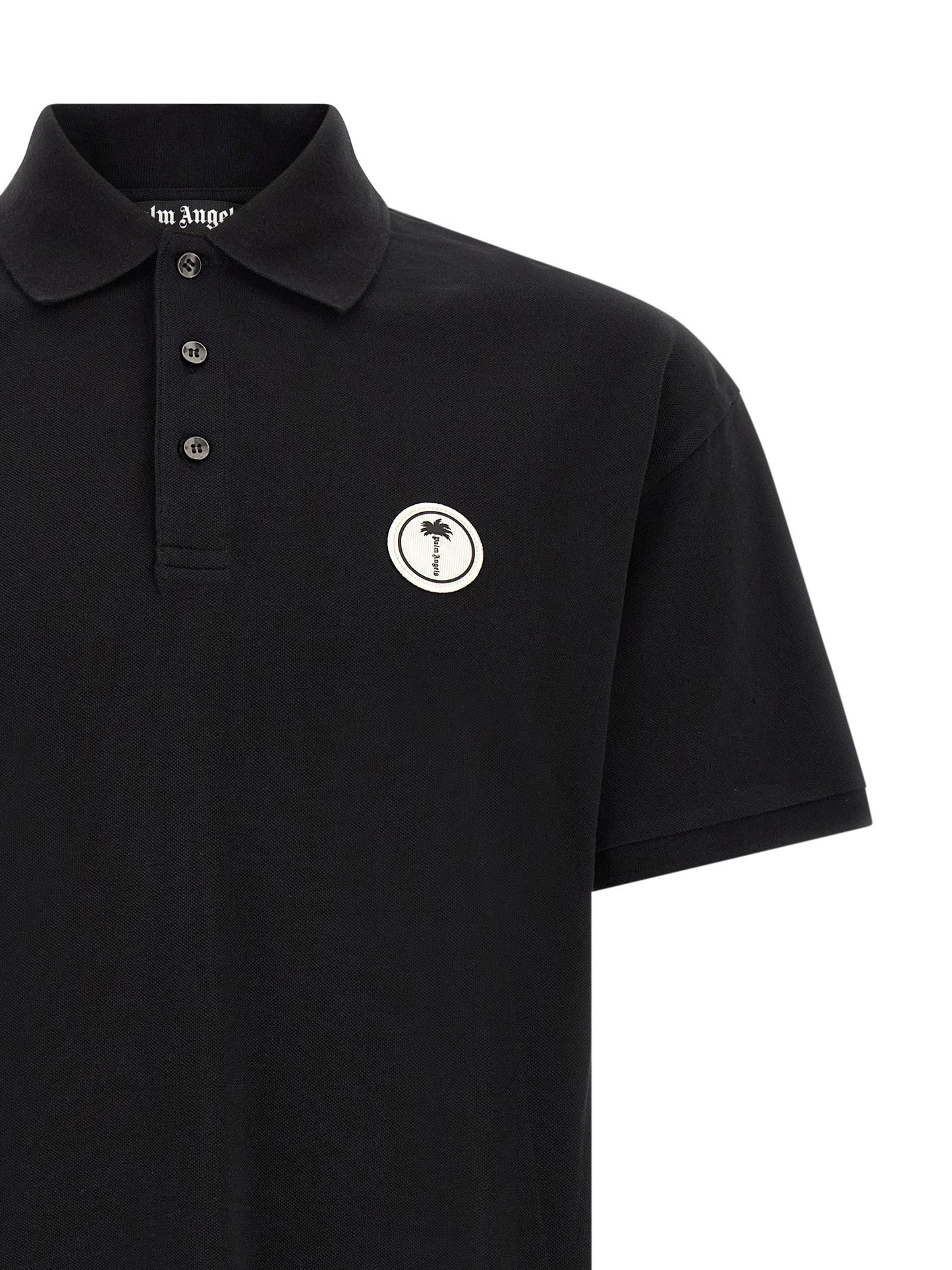 Palm Angels Logo Patch Polo Shirt