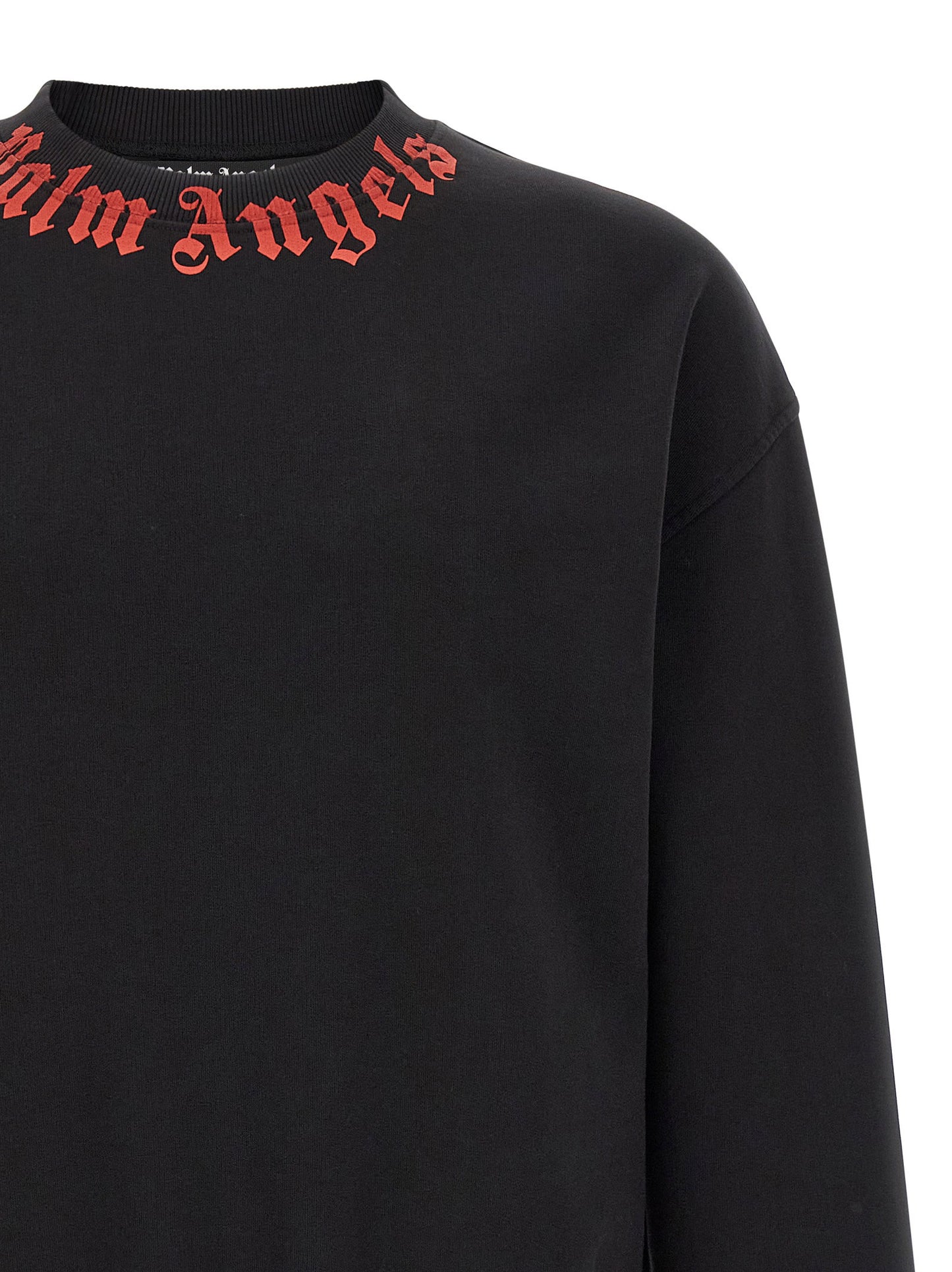 Palm Angels Neck Logo Sweatshirt