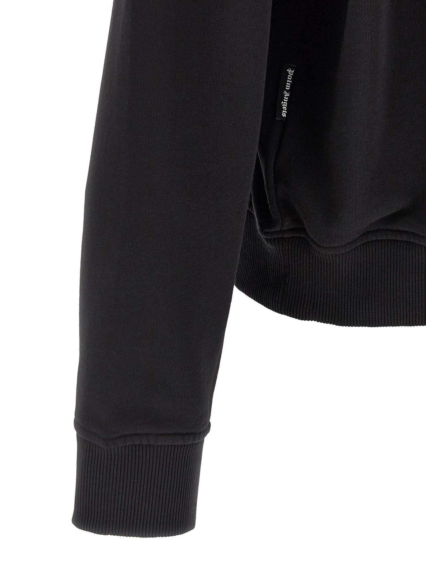 Palm Angels Back Curved Logo Sweatshirt