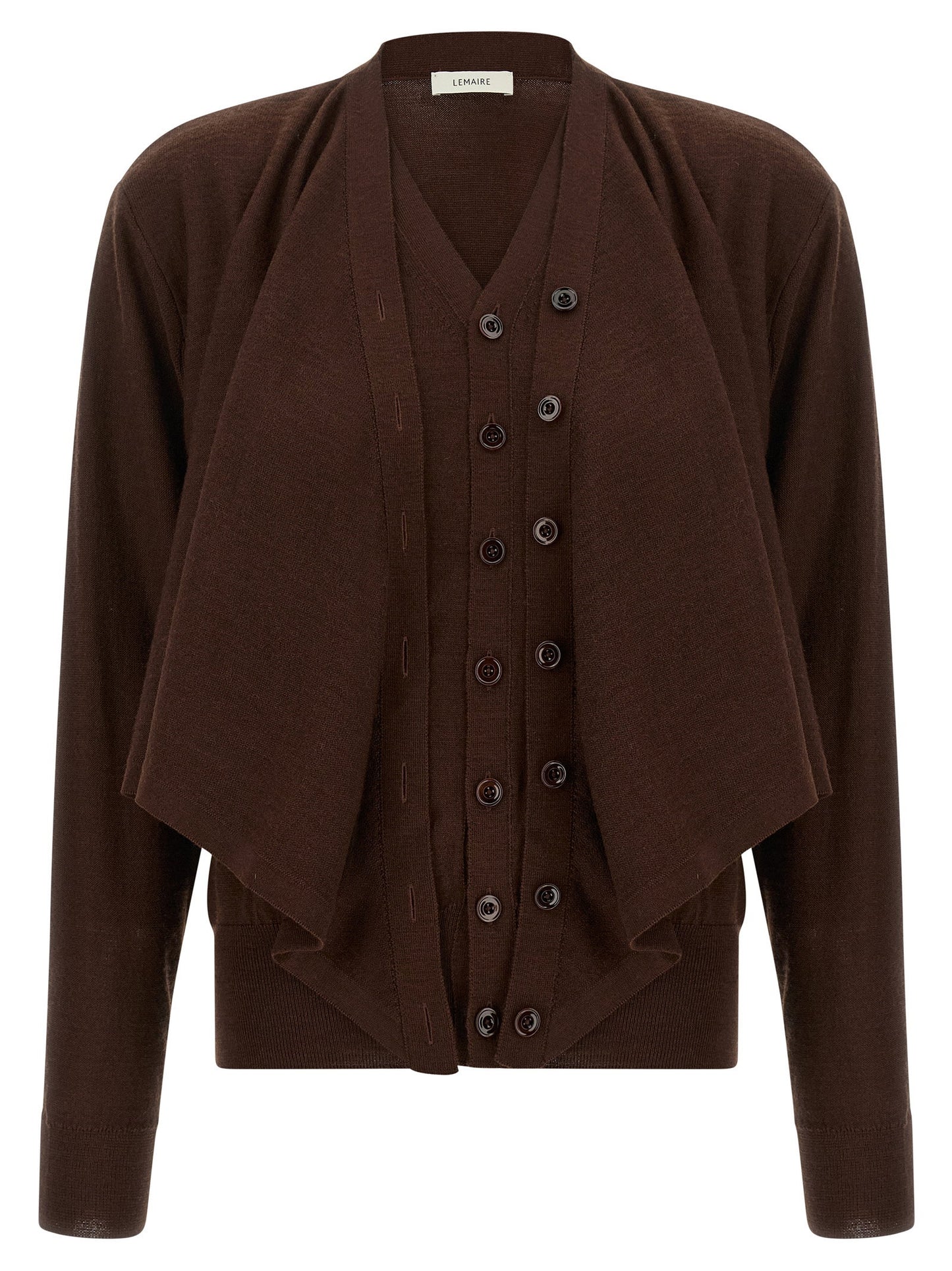 Lemaire Trompe Loeil Effect Cardigan