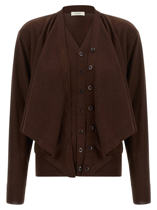Lemaire Trompe Loeil Effect Cardigan