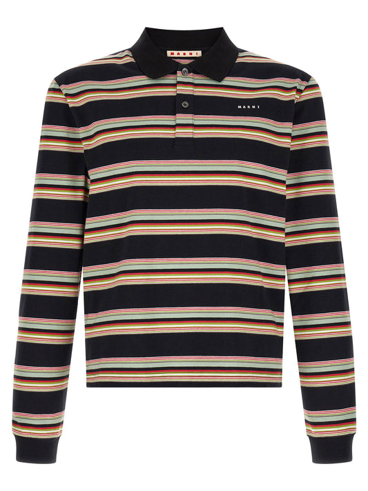 Marni Striped Polo Shirt
