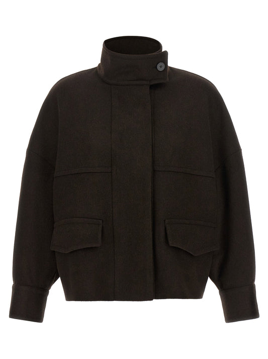 Alberto Biani Loro Piana Wool Bomber Jacket