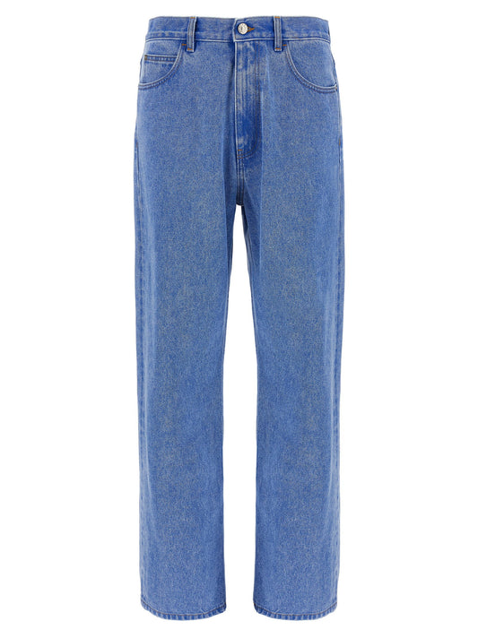 Marni Bleached Coated Jeans