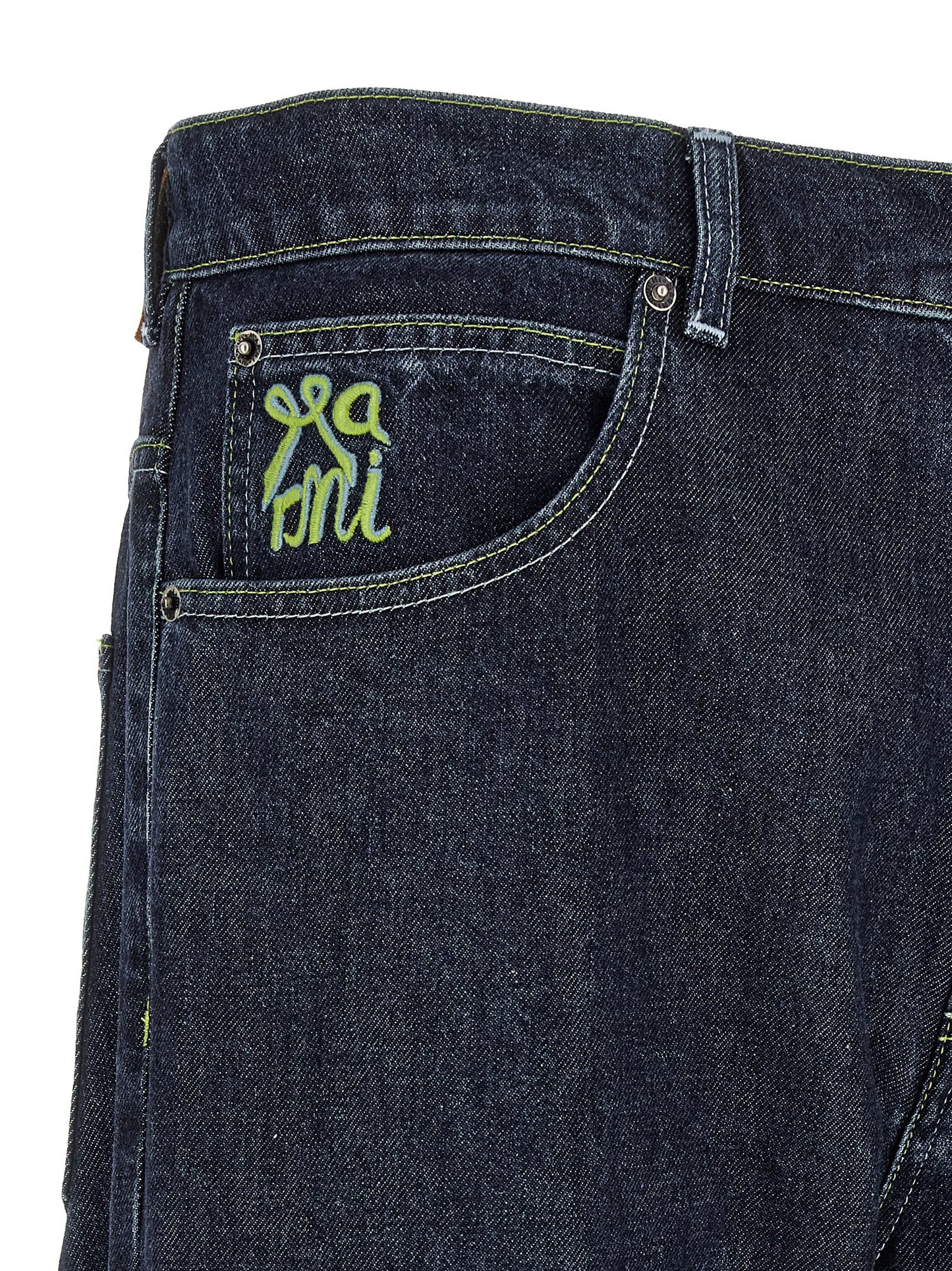 Marni Logo Embroidery Jeans