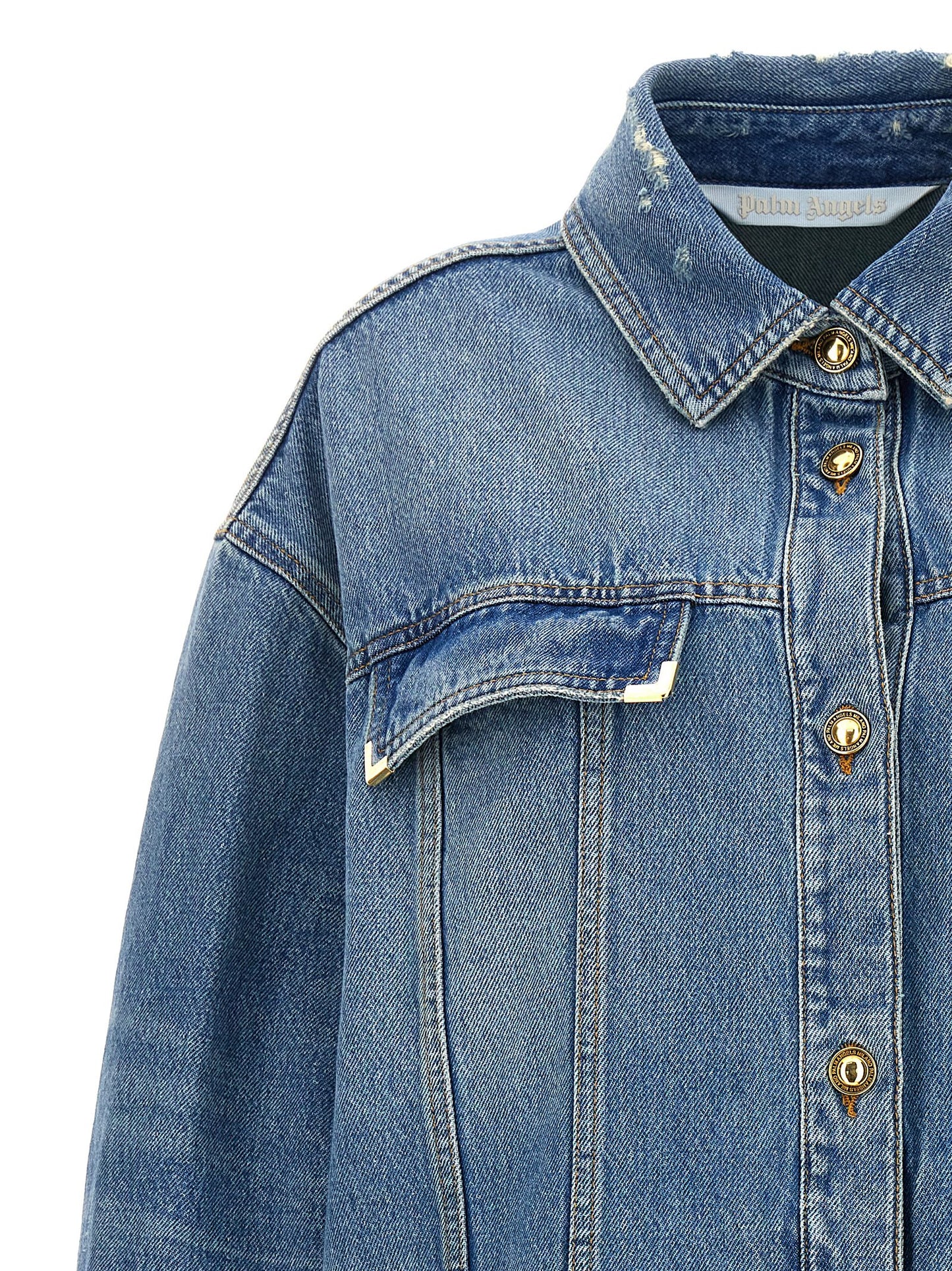 Palm Angels Washed Logo Jacket