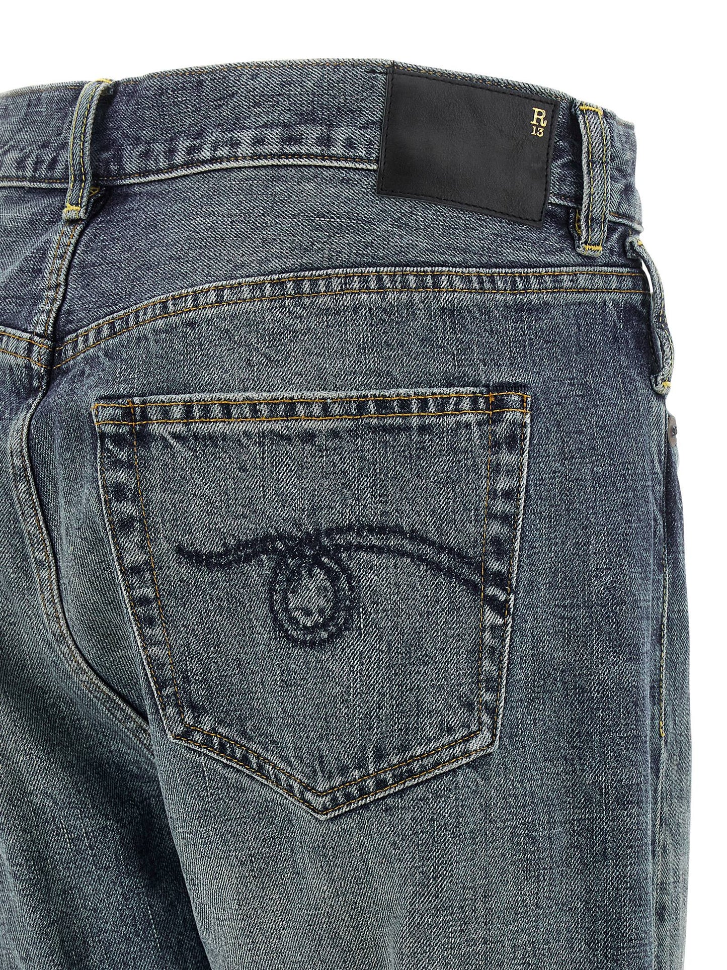 R13 Crossover Jeans