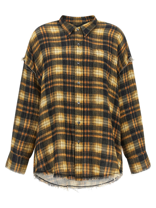 R13 Raw Cut Hem Shirt