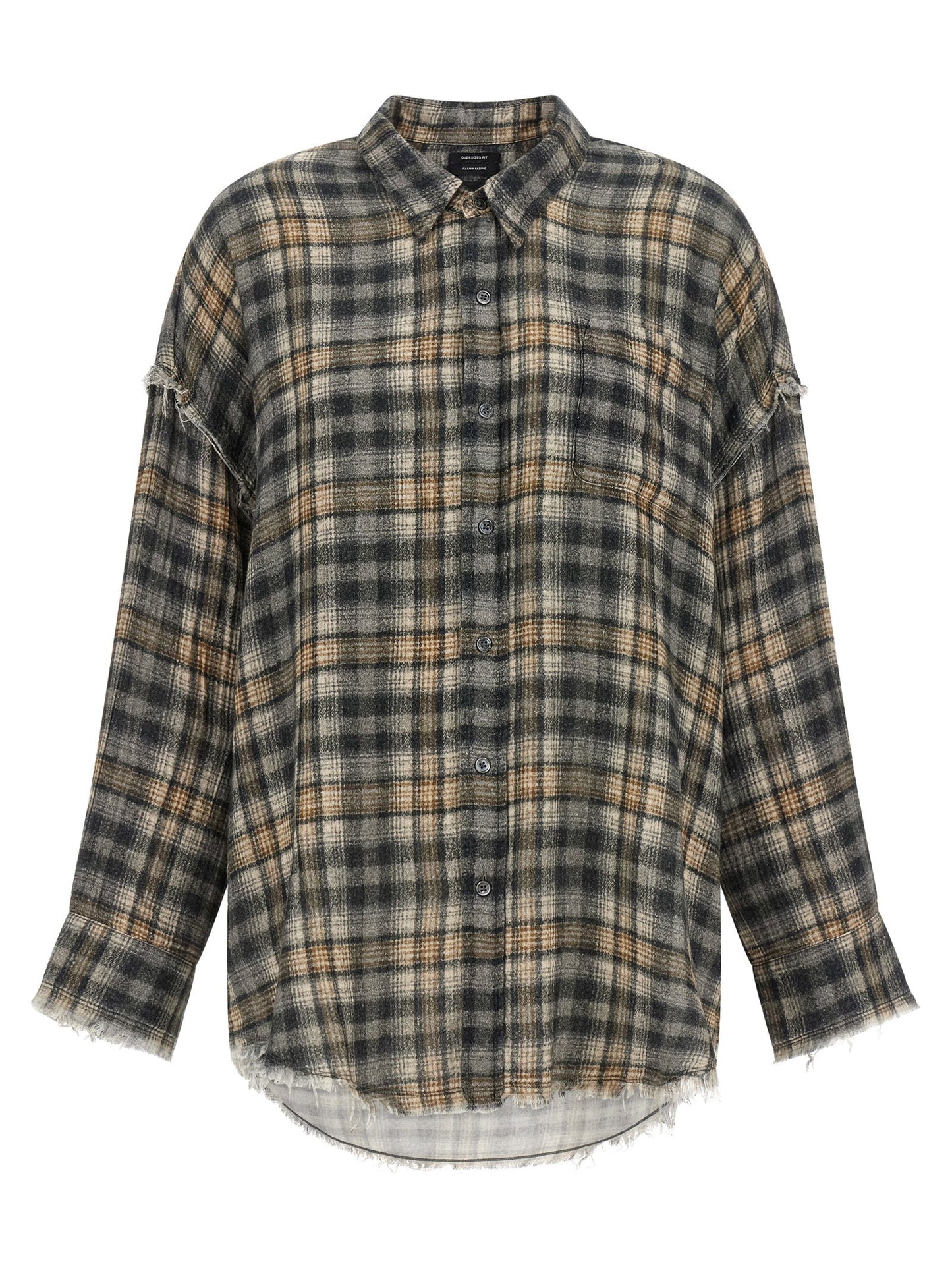 R13 Raw Cut Hem Shirt