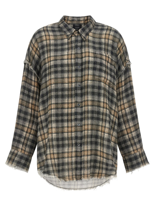 R13 Raw Cut Hem Shirt