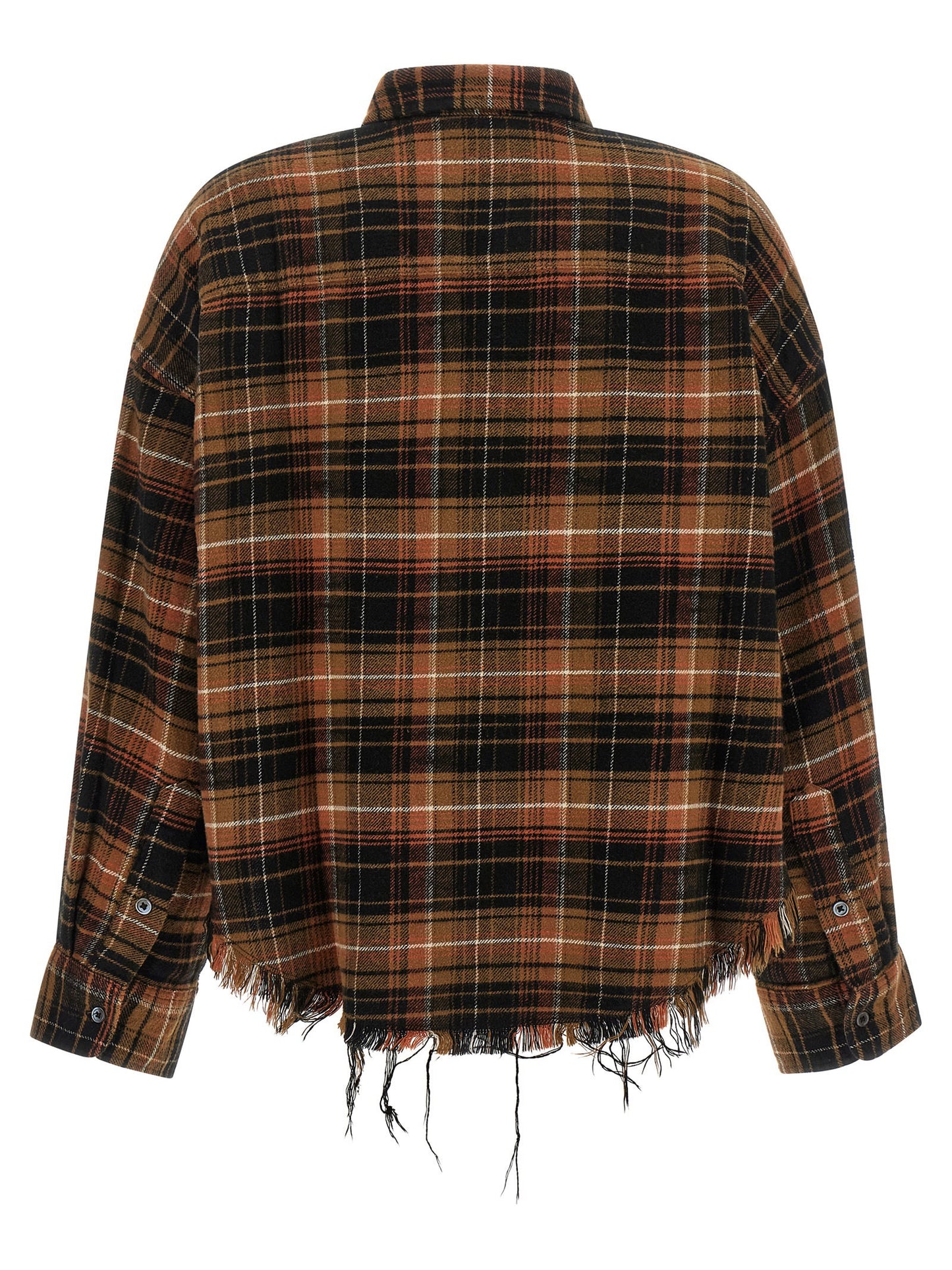 R13 Raw Cut Cropped Shirt