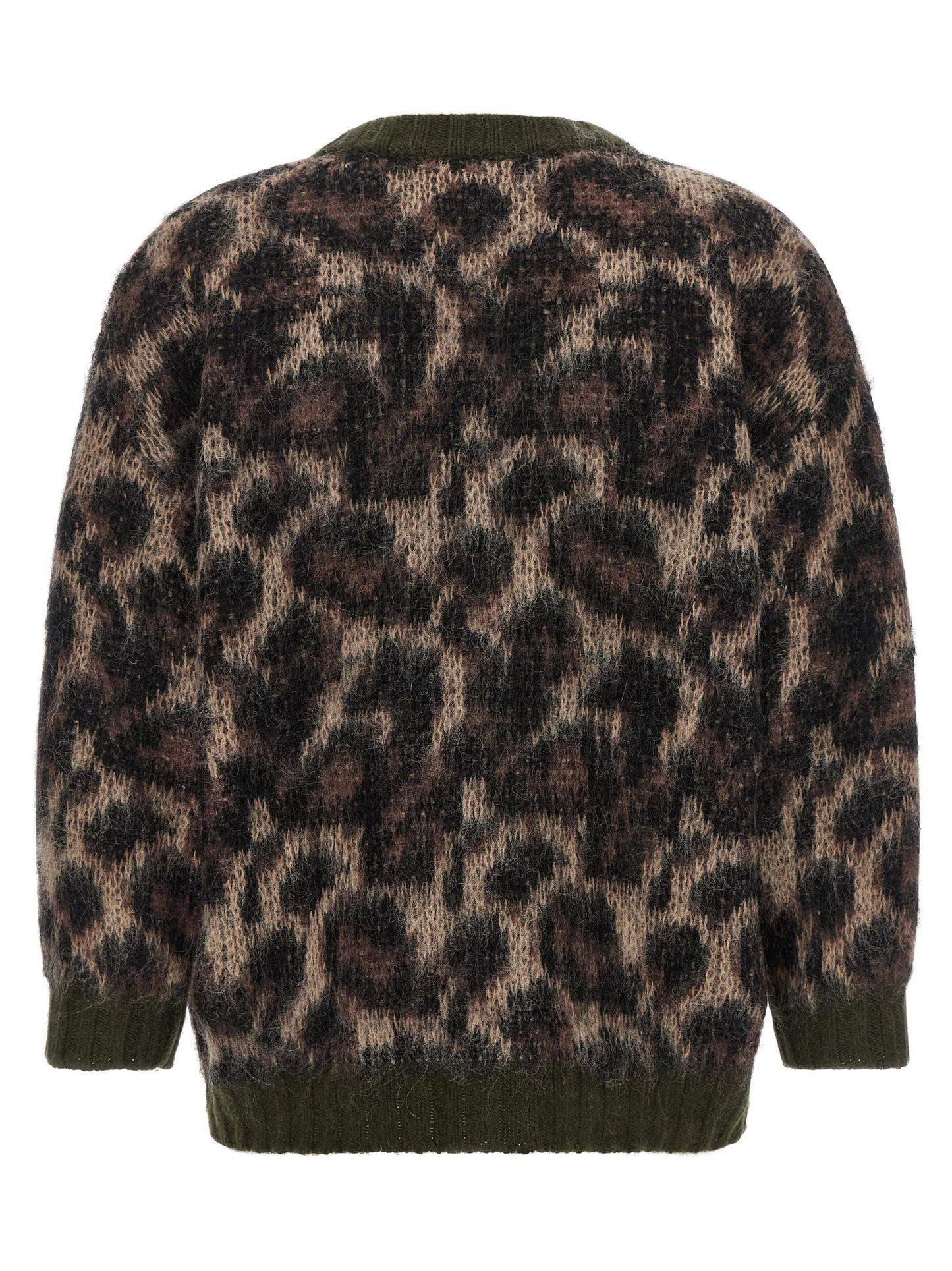 R13 Animal Print Cardigan