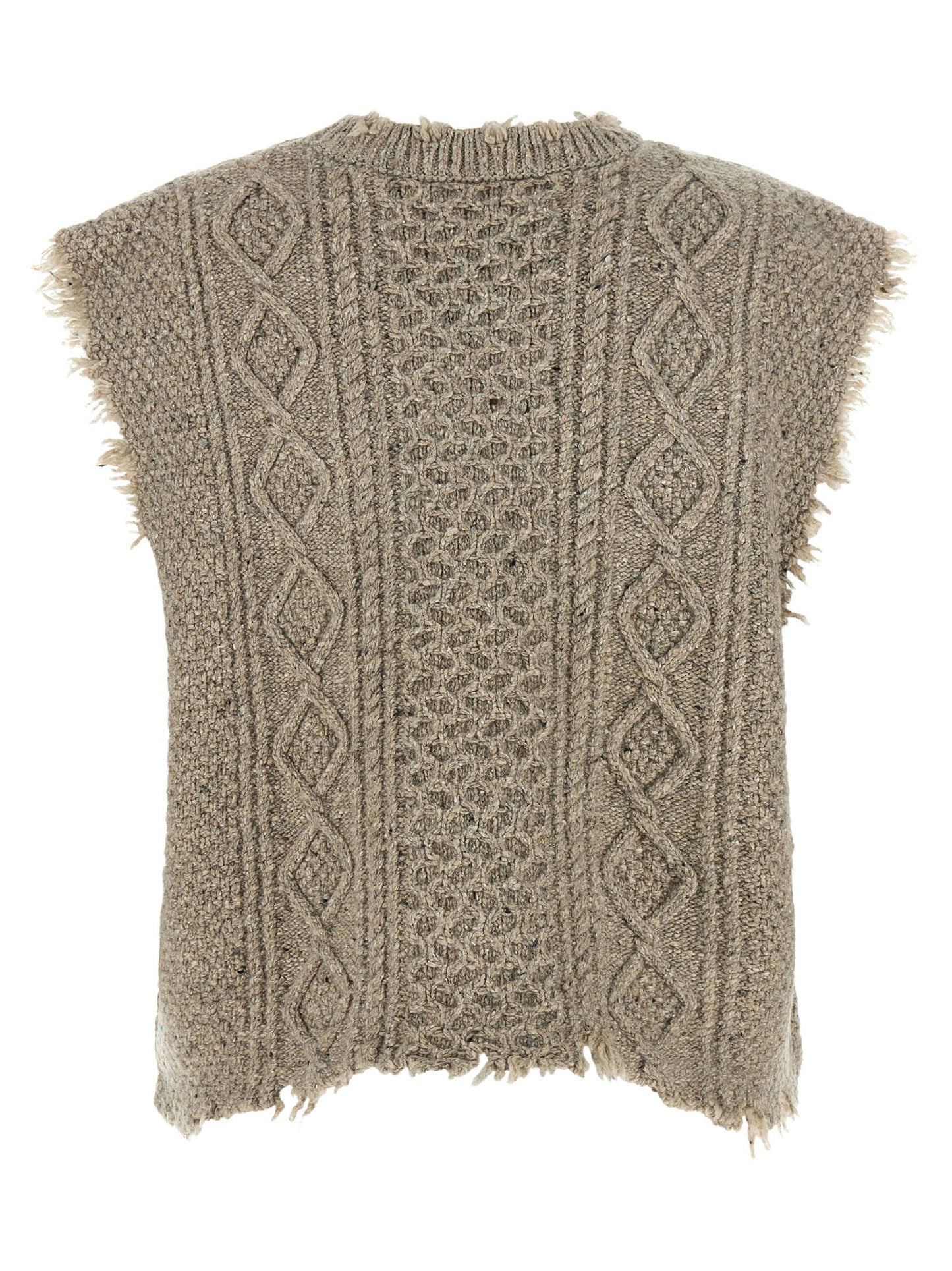 R13 Boyfriend Cable Vest