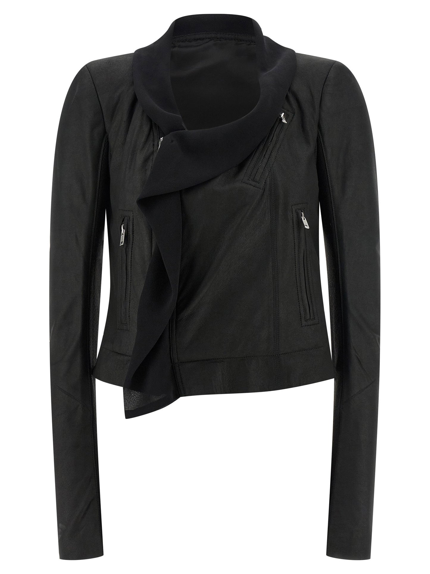 Rick Owens Scarf Biker Jacket