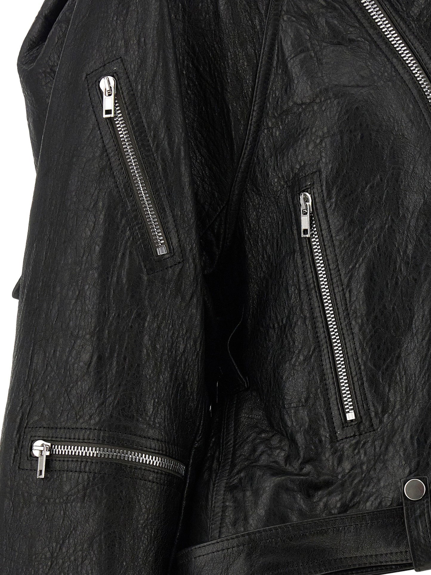 Rick Owens Cropped Scarf Flight Jacket