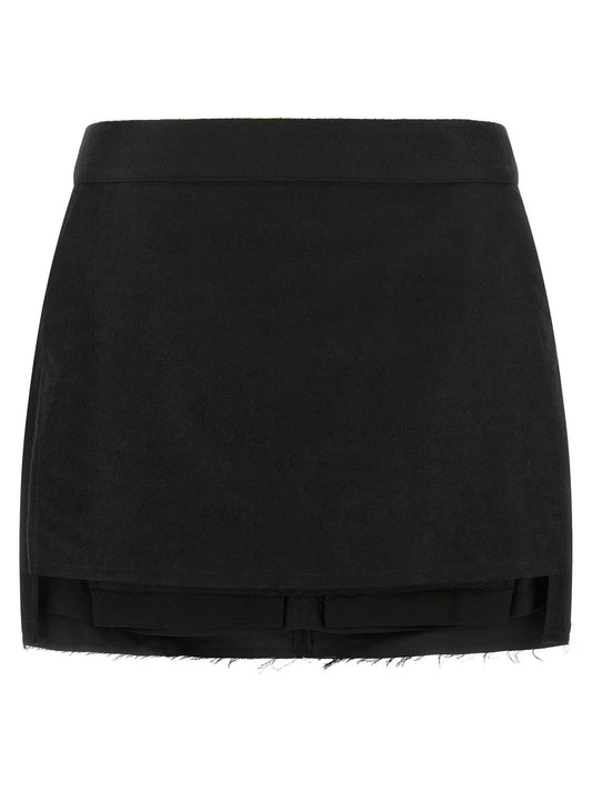 Rick Owens Fog Cutoff Skirt