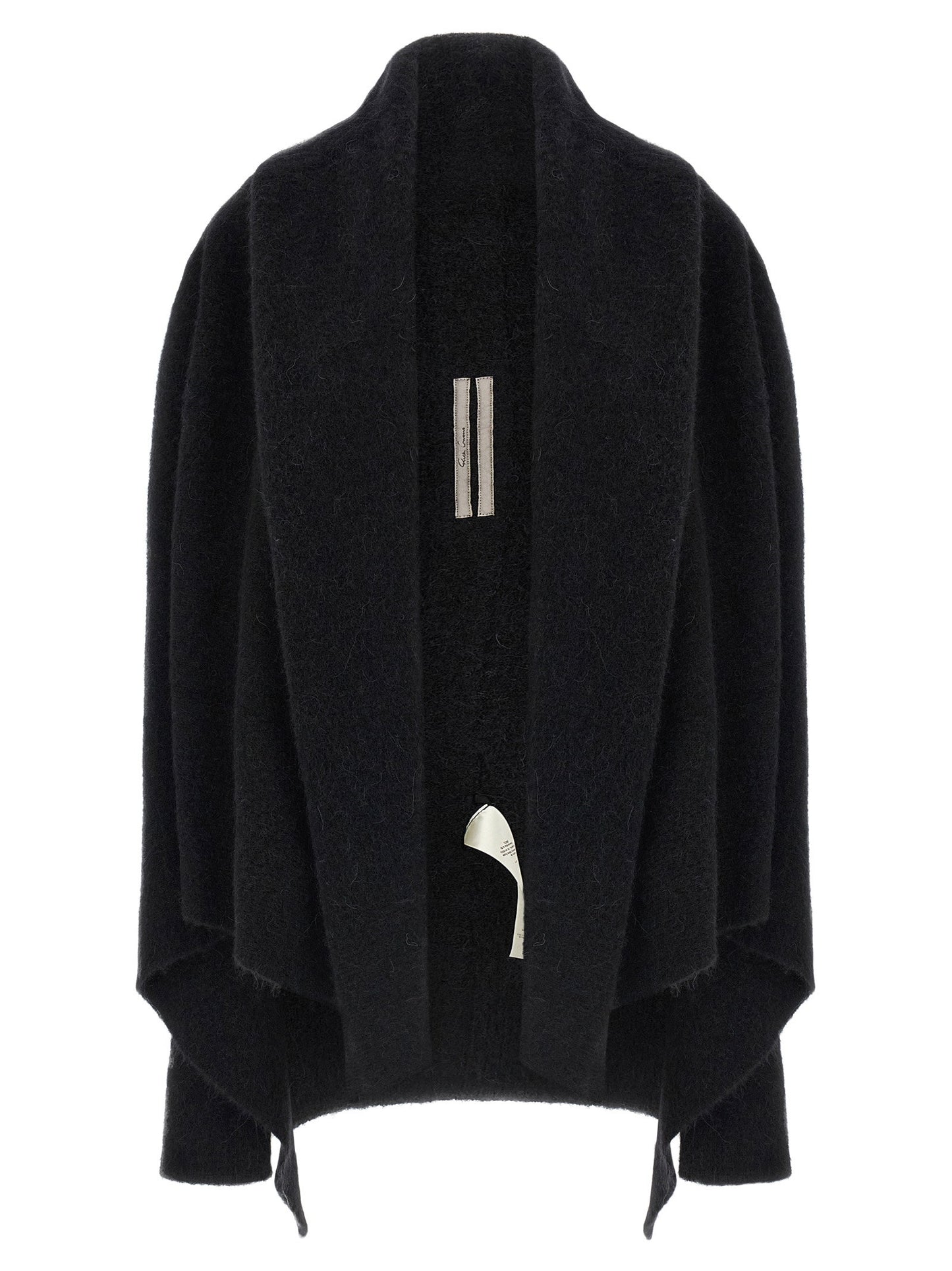 Rick Owens Hooded Medium Wrap Cardigan
