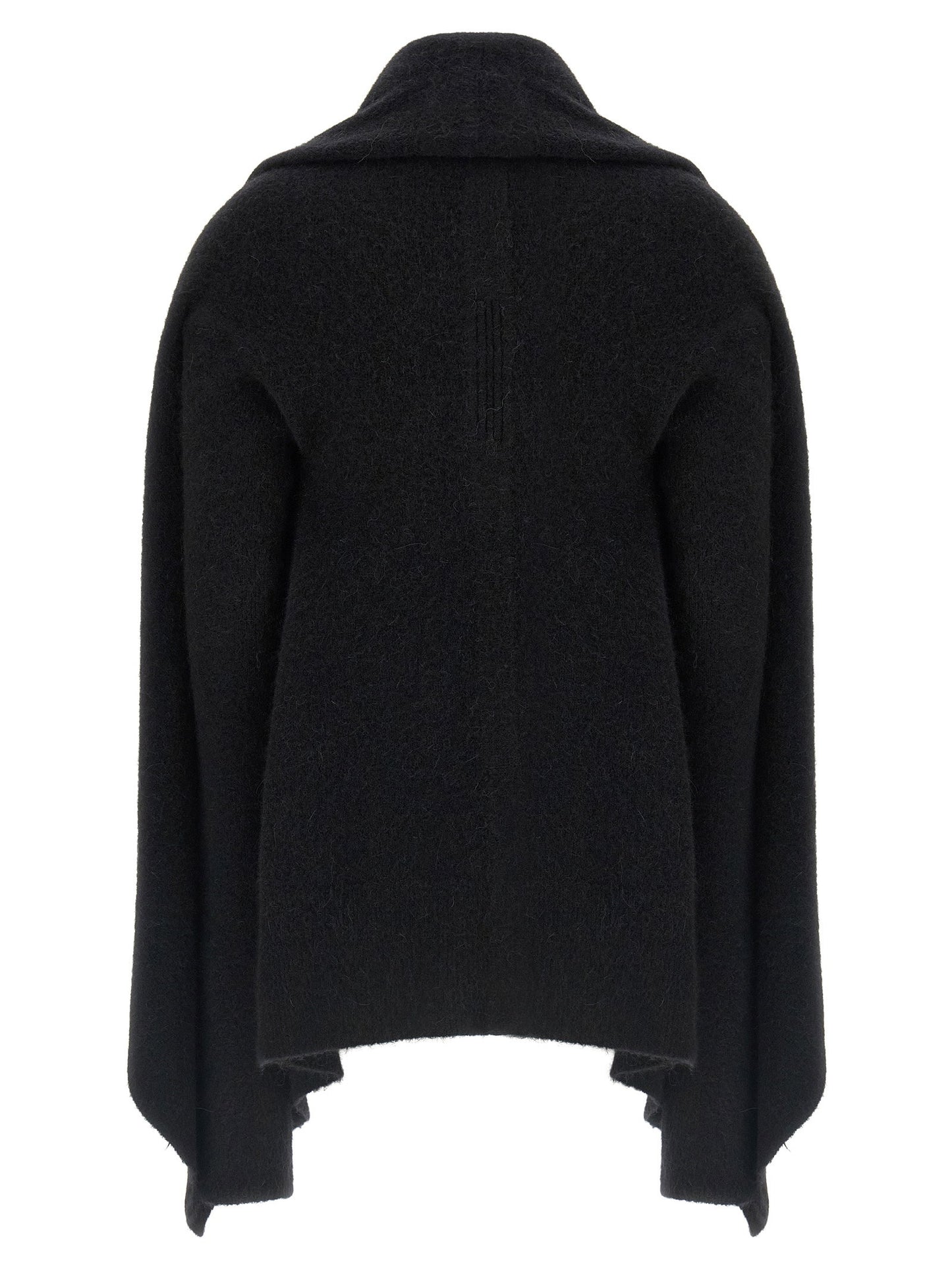 Rick Owens Hooded Medium Wrap Cardigan