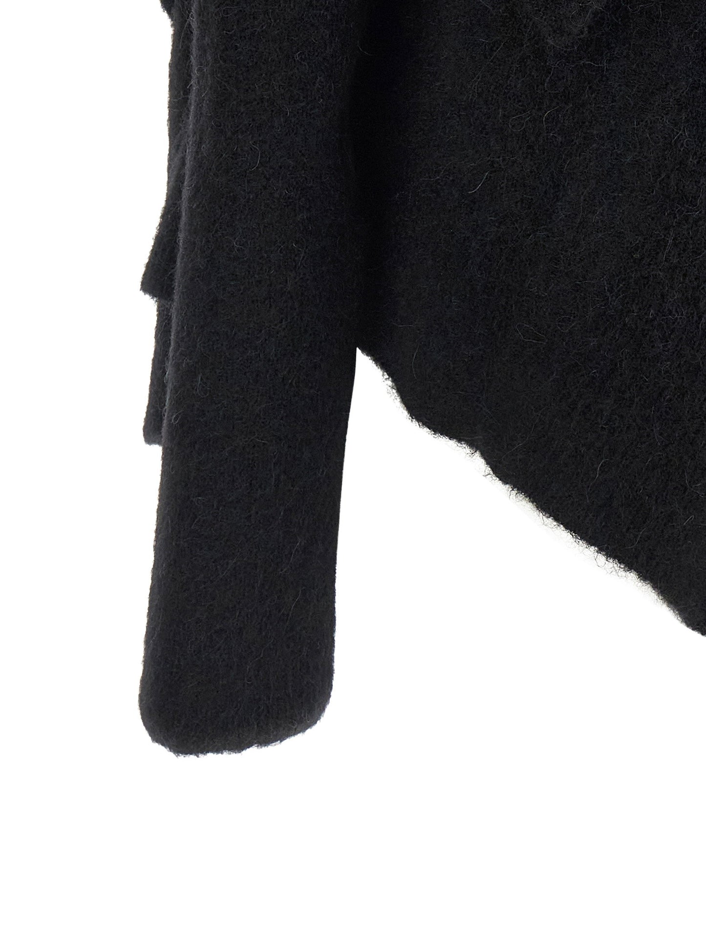 Rick Owens Hooded Medium Wrap Cardigan